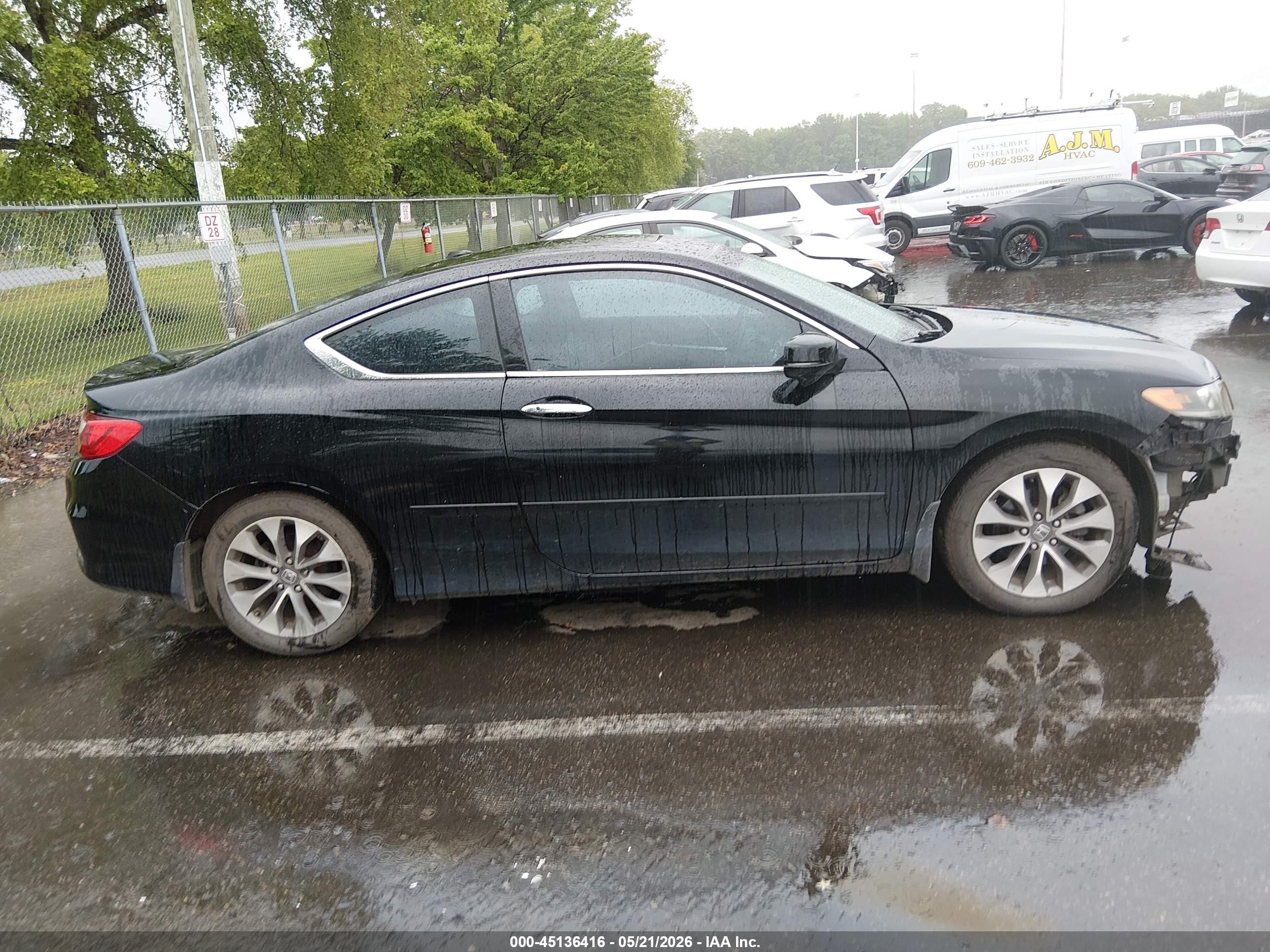 2013 Honda Accord Ex-l Black vin: 1HGCT1B88DA002240