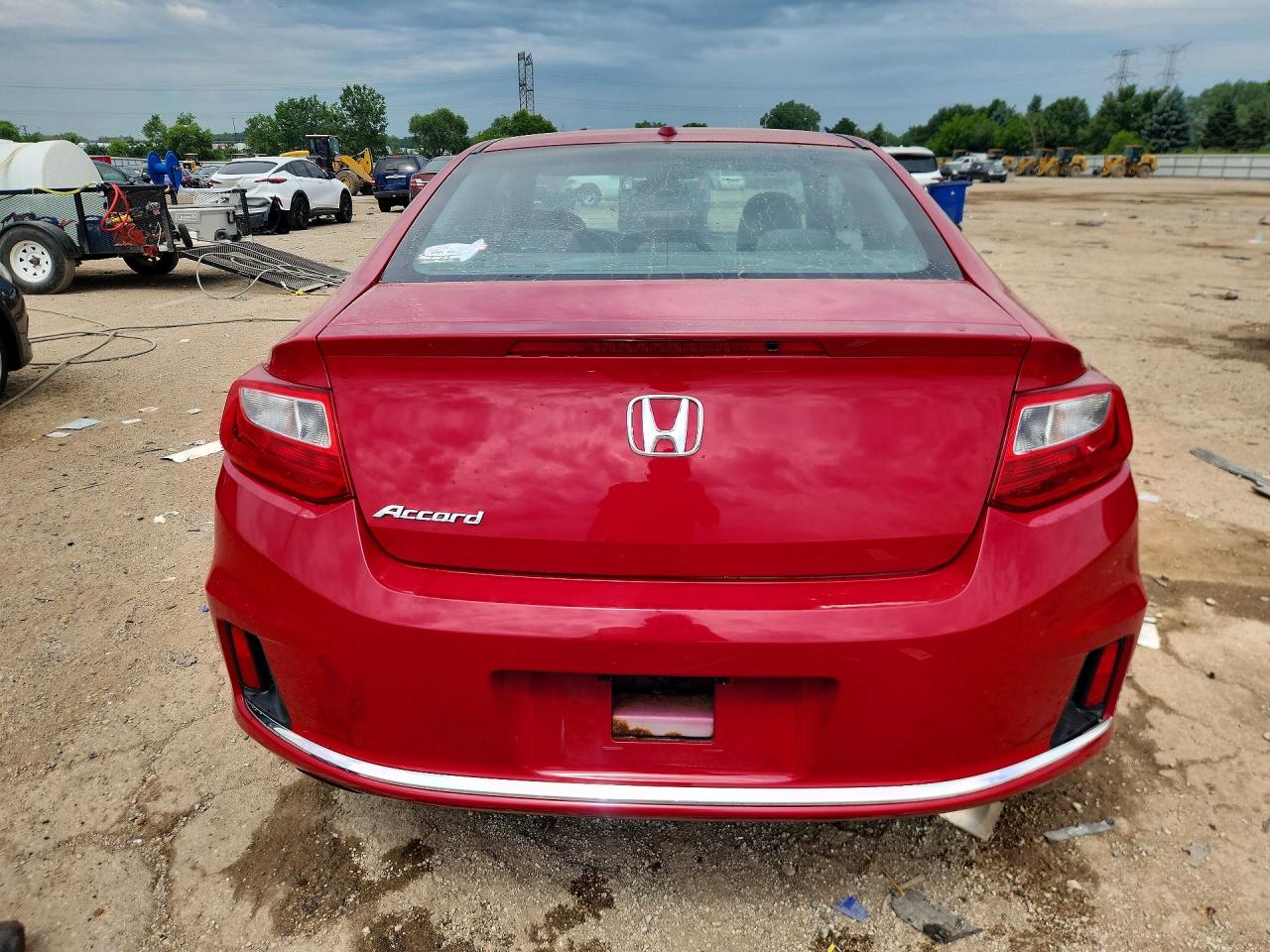 2013 Honda Accord Exl Red vin: 1HGCT1B88DA005252