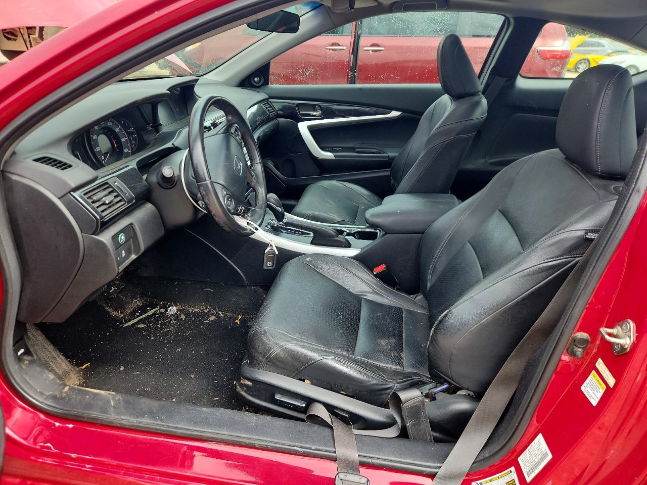 2013 Honda Accord Exl Red vin: 1HGCT1B88DA005252
