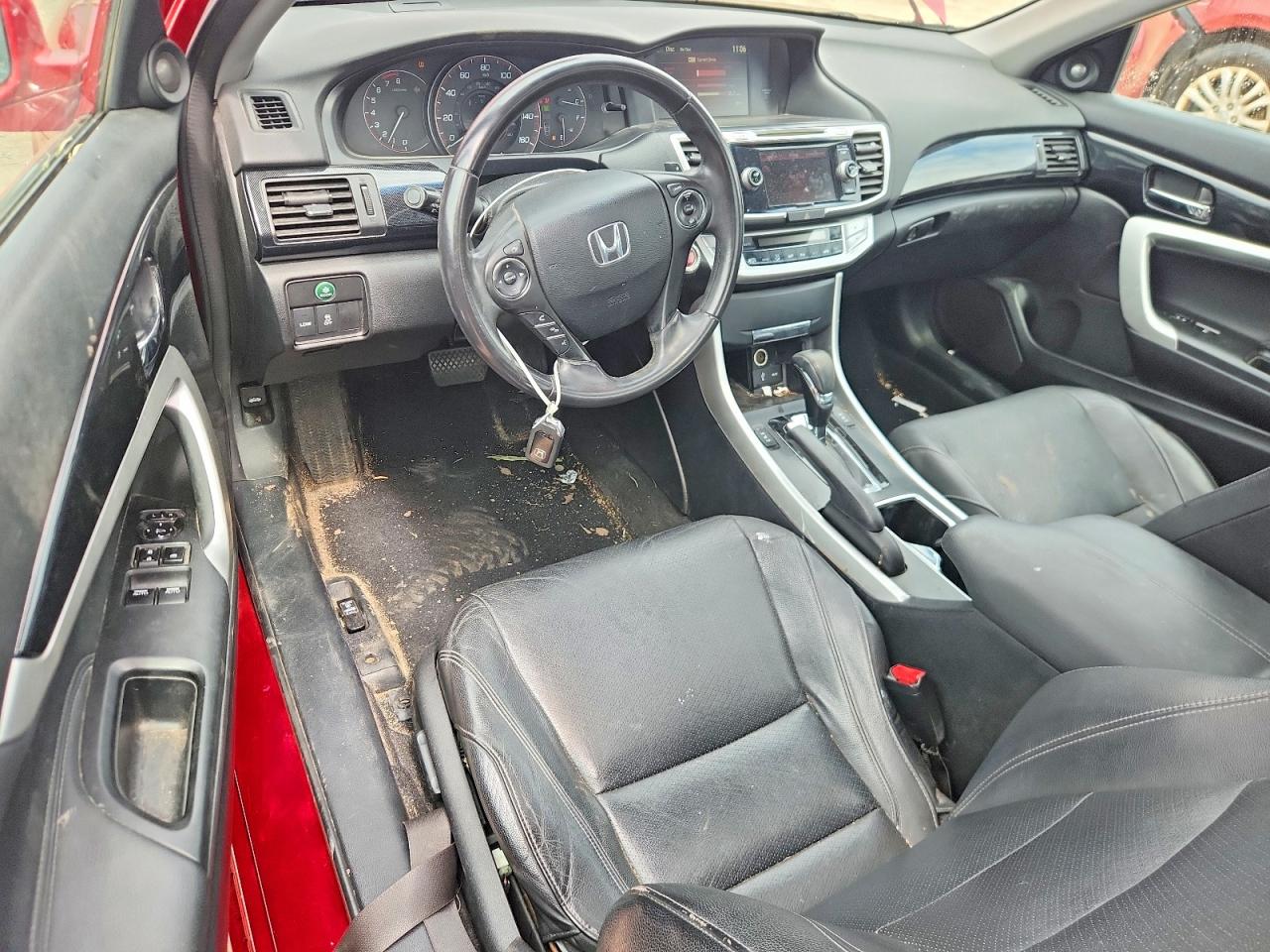 2013 Honda Accord Exl Red vin: 1HGCT1B88DA005252