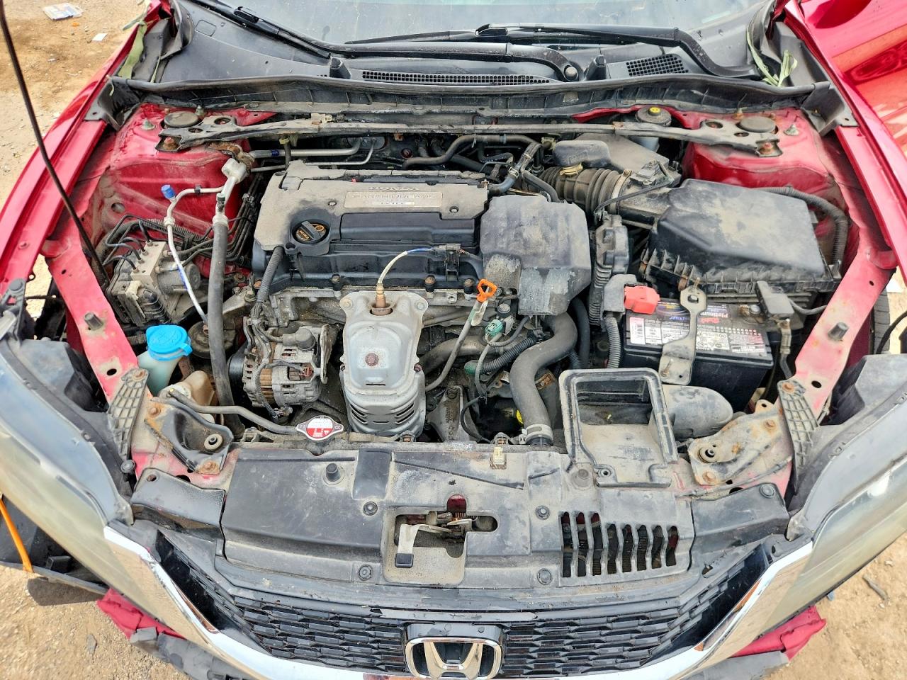 2013 Honda Accord Exl Red vin: 1HGCT1B88DA005252