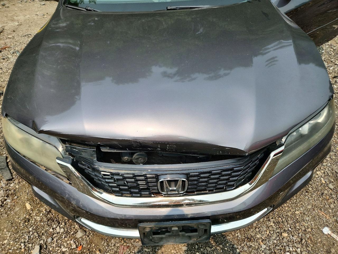 2013 Honda Accord Exl Gray vin: 1HGCT1B88DA005316