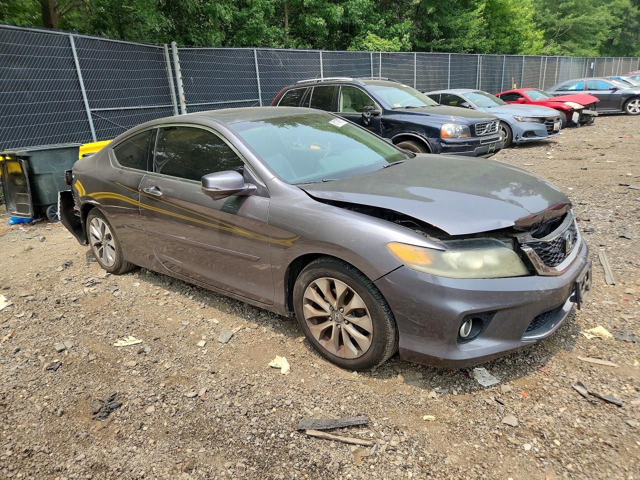 2013 Honda Accord Exl Gray vin: 1HGCT1B88DA005316