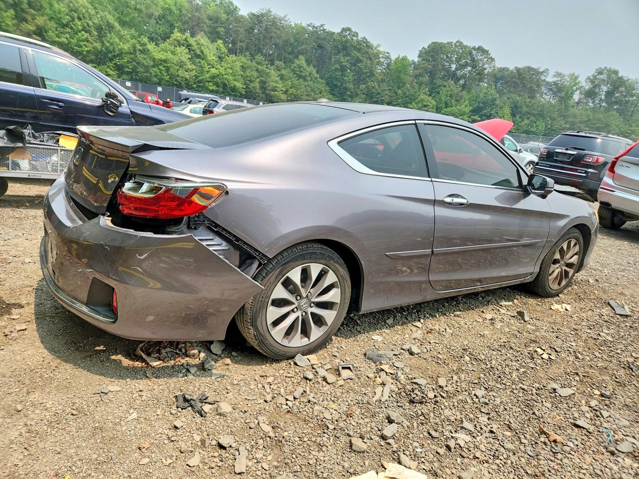 2013 Honda Accord Exl Gray vin: 1HGCT1B88DA005316