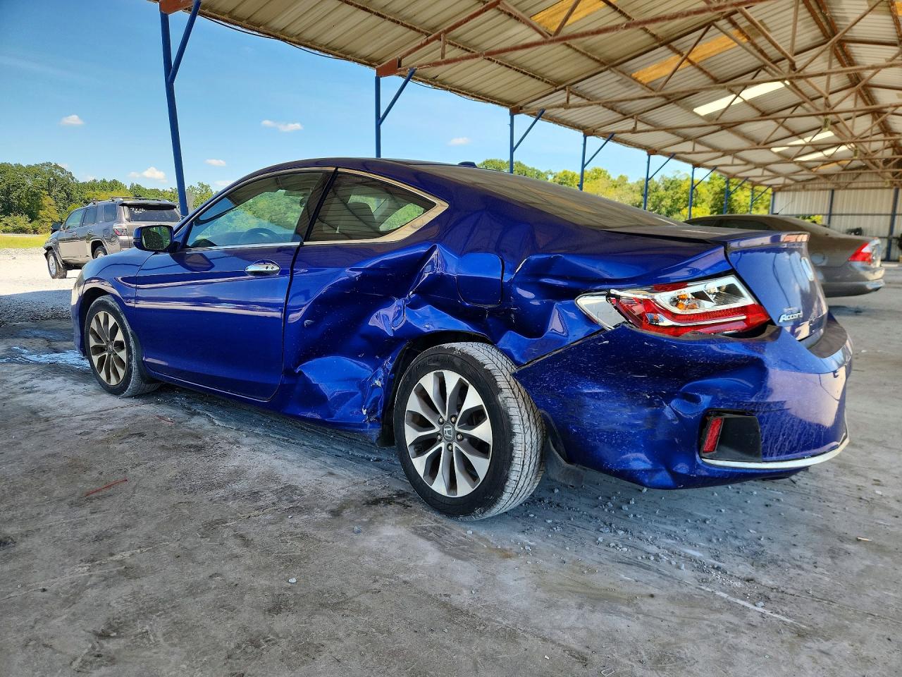 2013 Honda Accord Exl Blue vin: 1HGCT1B88DA012363