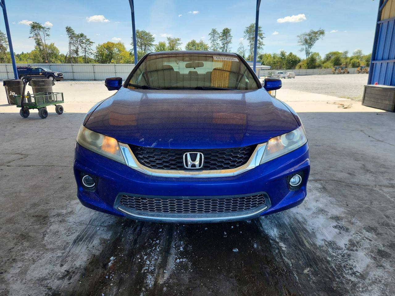 2013 Honda Accord Exl Blue vin: 1HGCT1B88DA012363