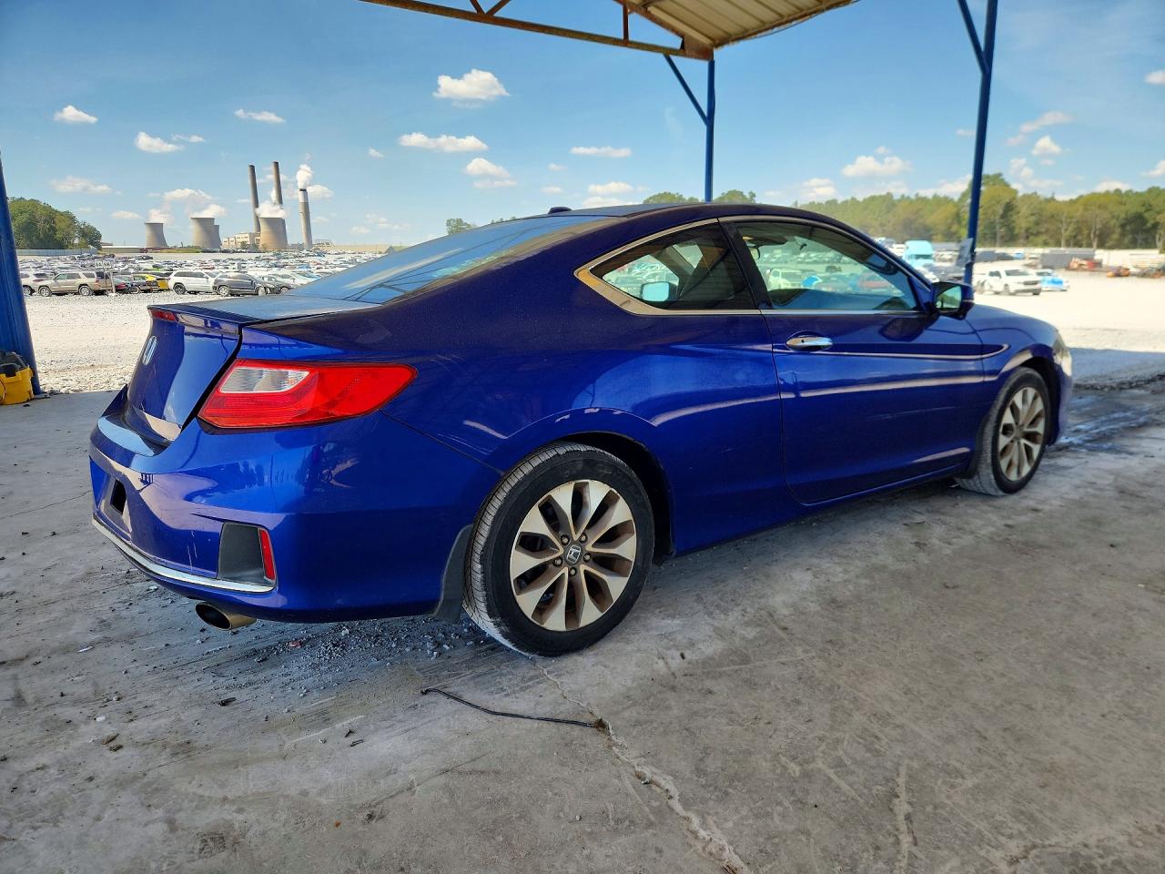 2013 Honda Accord Exl Blue vin: 1HGCT1B88DA012363