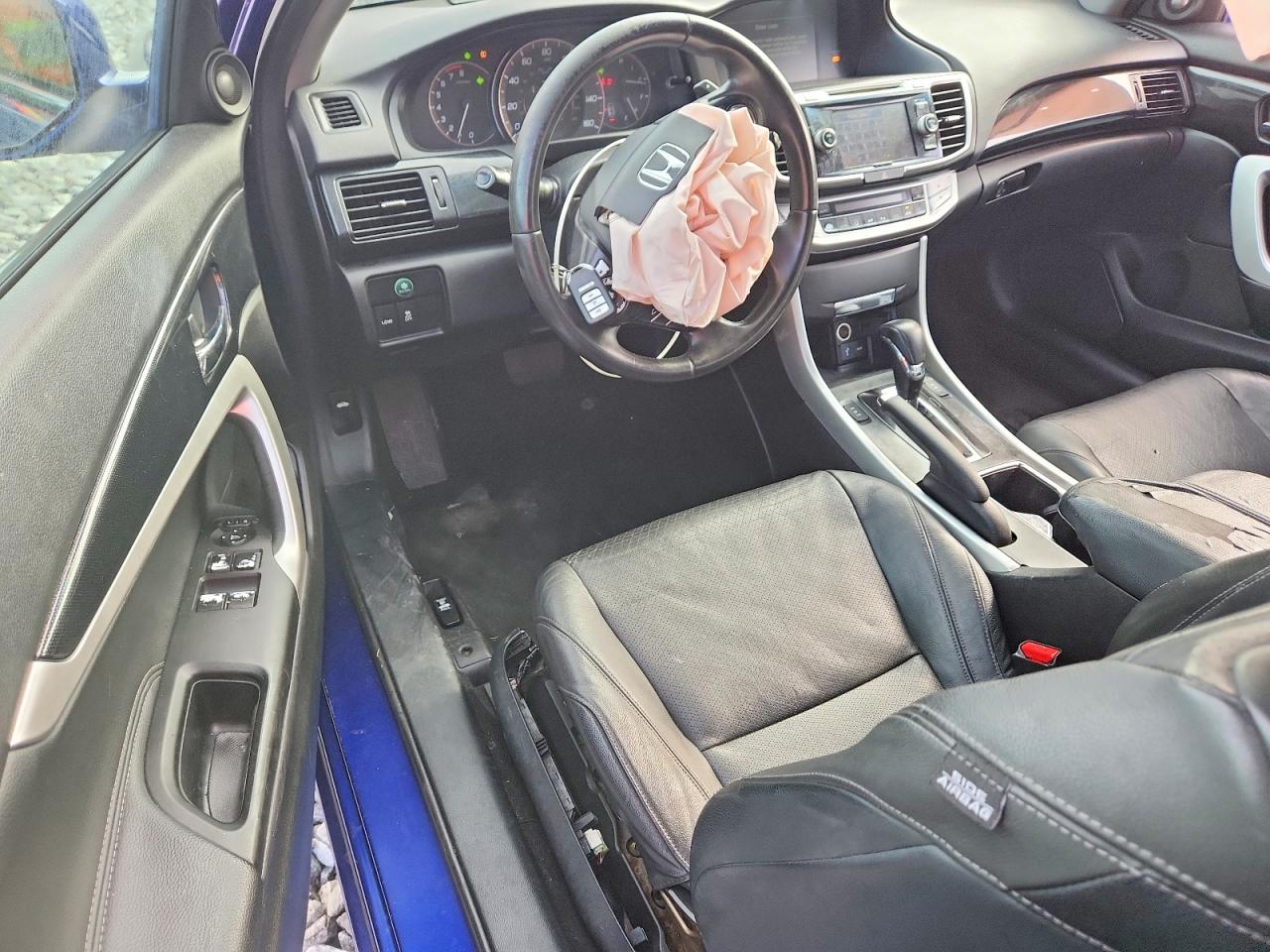 2013 Honda Accord Exl Blue vin: 1HGCT1B88DA023962