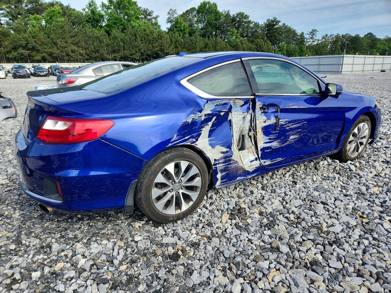 2013 Honda Accord Exl Blue vin: 1HGCT1B88DA023962