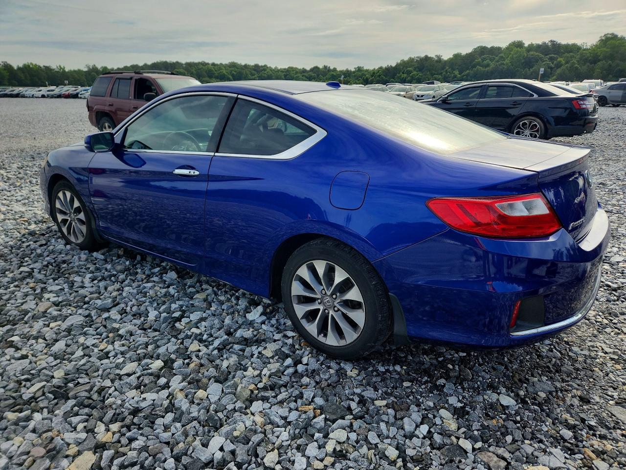 2013 Honda Accord Exl Blue vin: 1HGCT1B88DA023962