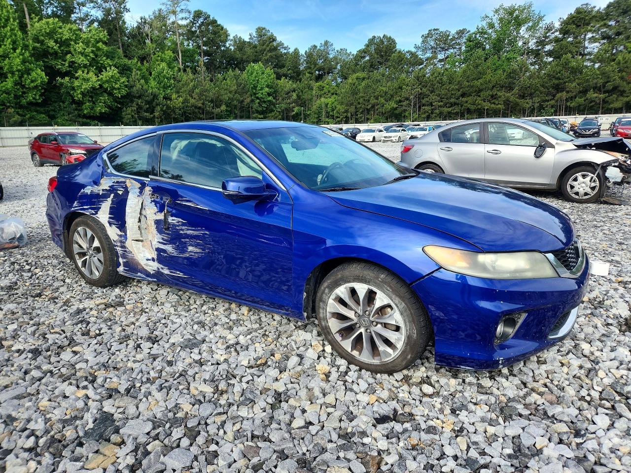 2013 Honda Accord Exl Blue vin: 1HGCT1B88DA023962