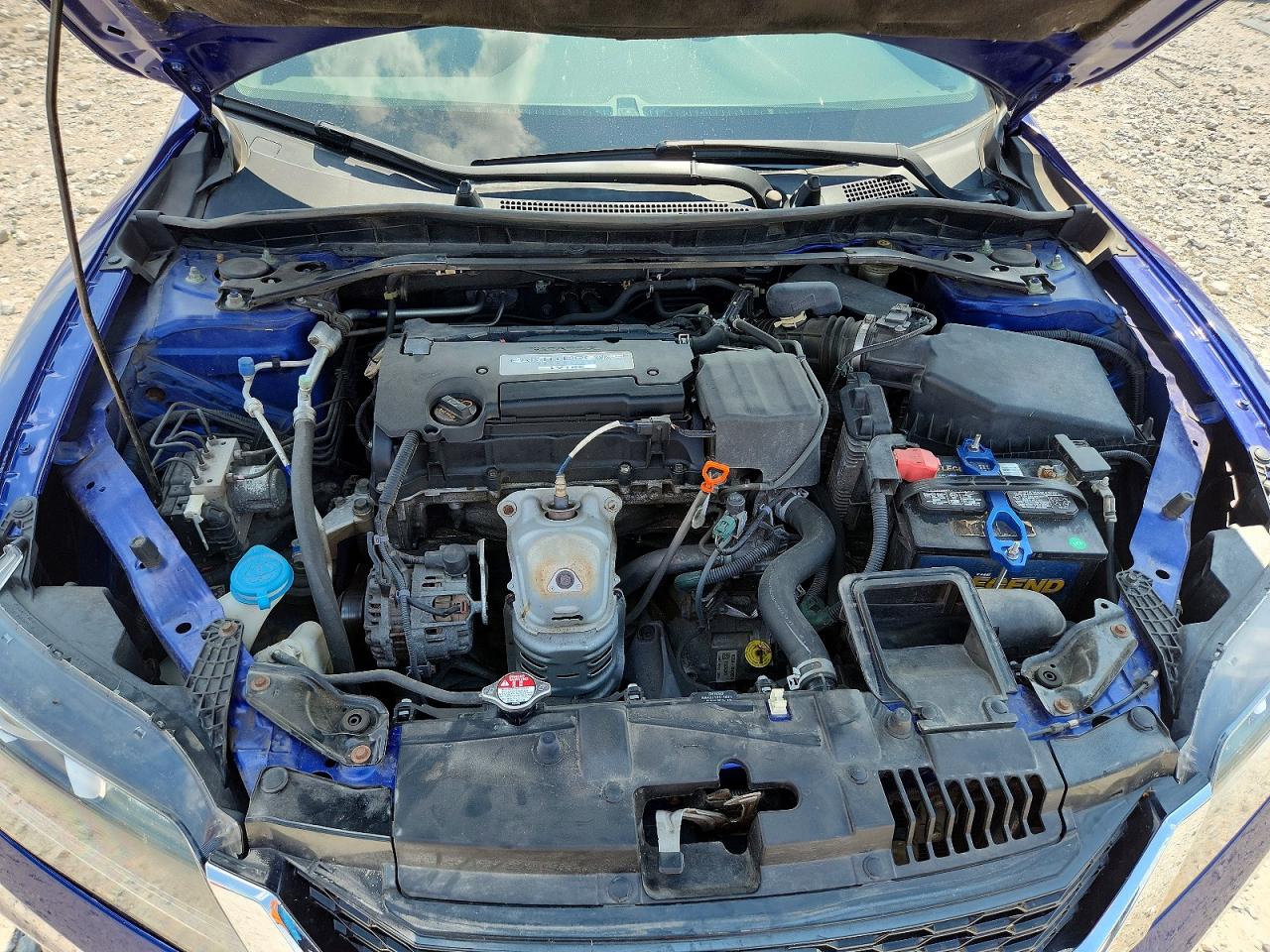 2014 Honda Accord Exl Blue vin: 1HGCT1B88EA002076