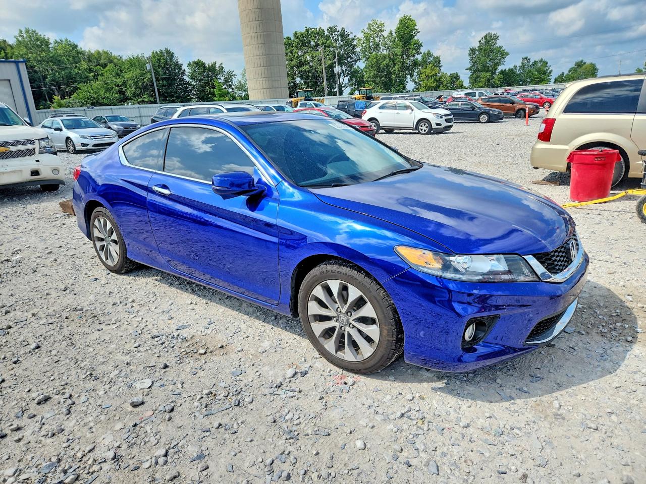2014 Honda Accord Exl Blue vin: 1HGCT1B88EA002076