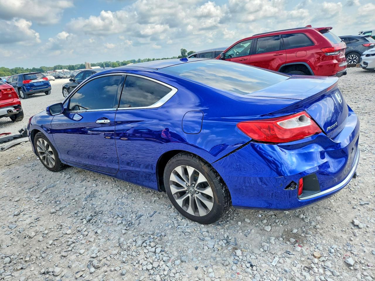 2014 Honda Accord Exl Blue vin: 1HGCT1B88EA002076