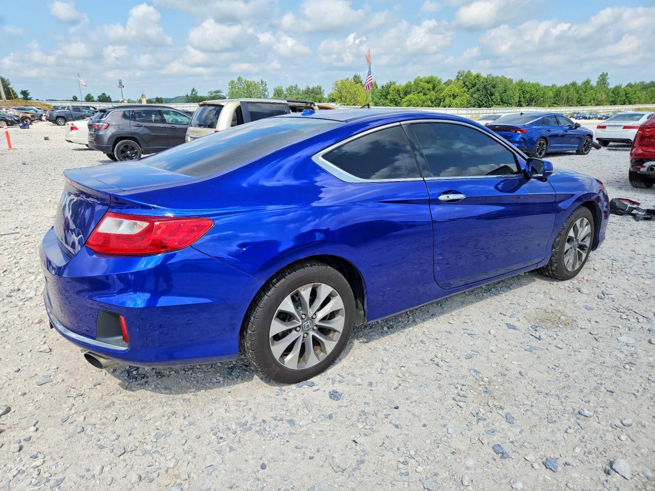 2014 Honda Accord Exl Blue vin: 1HGCT1B88EA002076