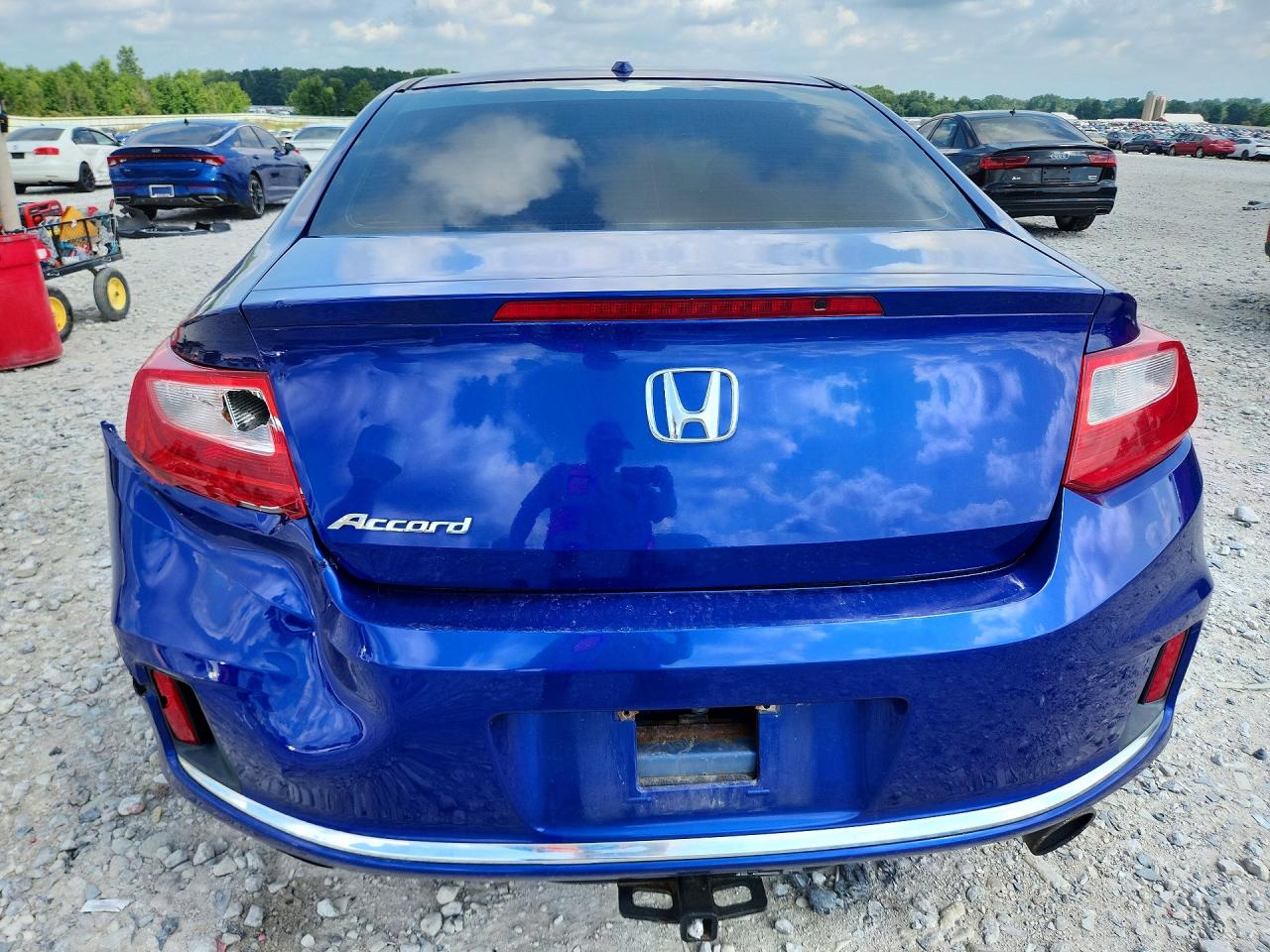 2014 Honda Accord Exl Blue vin: 1HGCT1B88EA002076