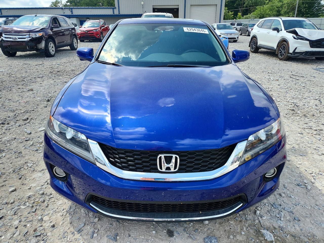 2014 Honda Accord Exl Blue vin: 1HGCT1B88EA002076