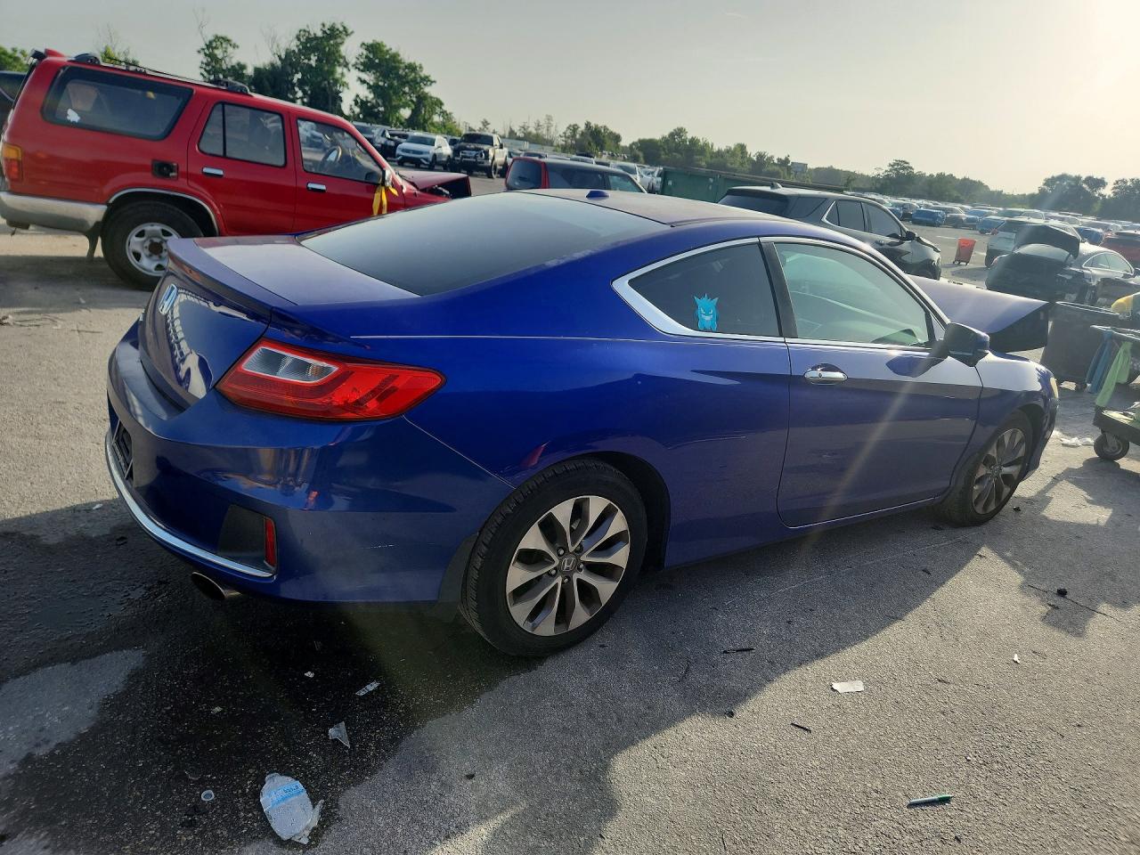2014 Honda Accord Exl Blue vin: 1HGCT1B88EA010159