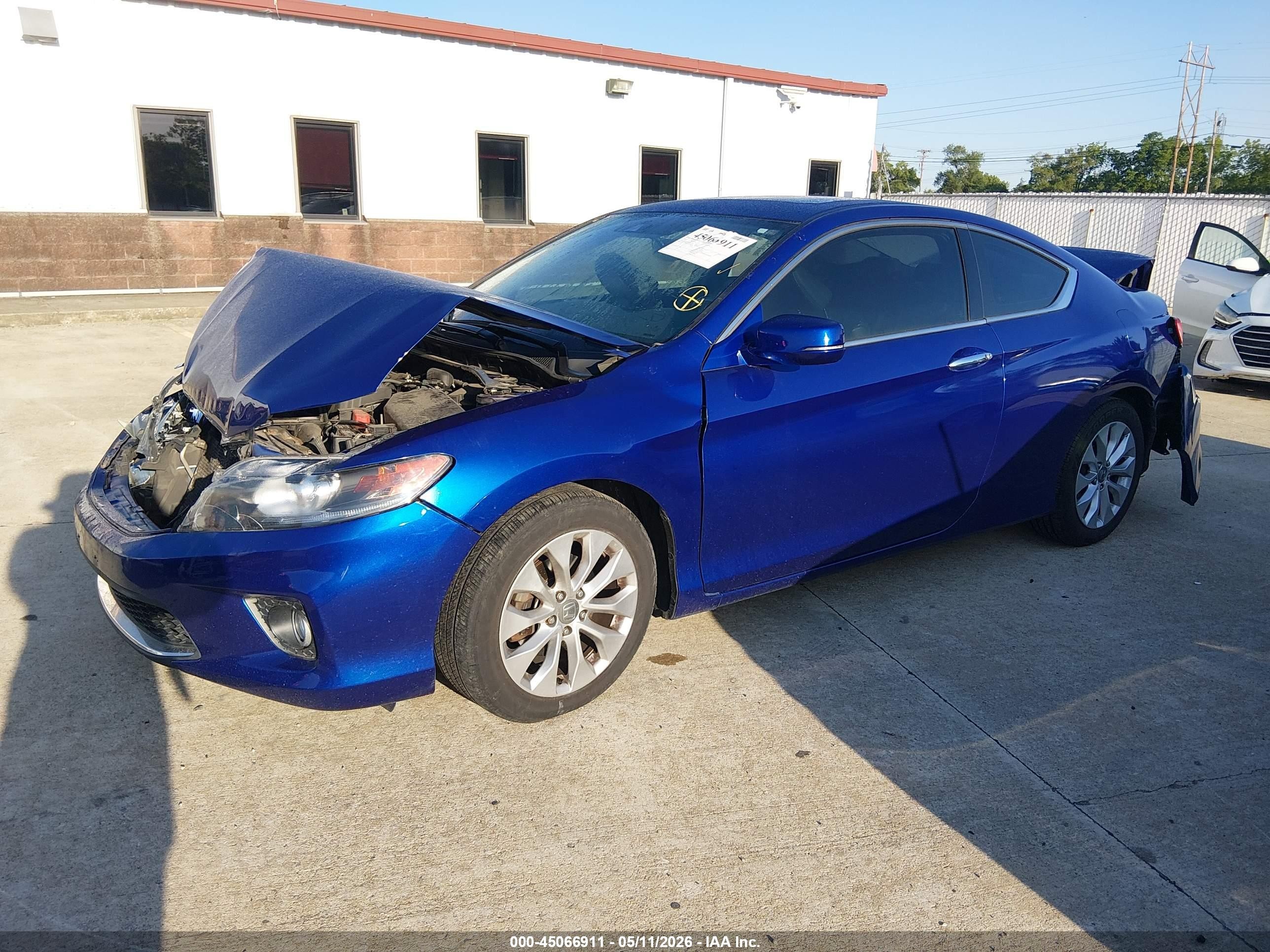 2015 Honda Accord Ex-l Blue vin: 1HGCT1B88FA004525