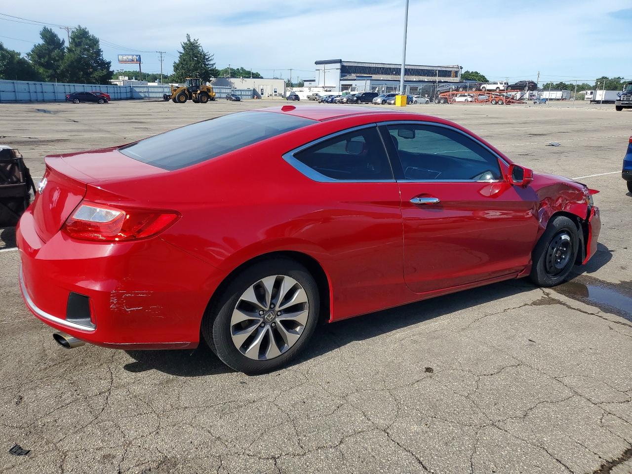 2015 Honda Accord Exl Red vin: 1HGCT1B88FA005934