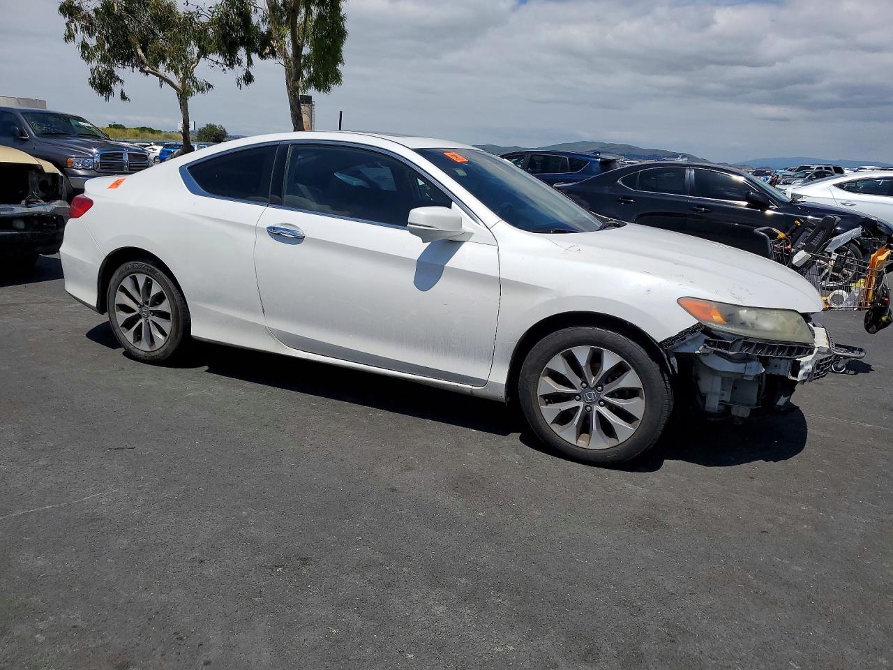 2015 Honda Accord Exl Белый vin: 1HGCT1B88FA012107
