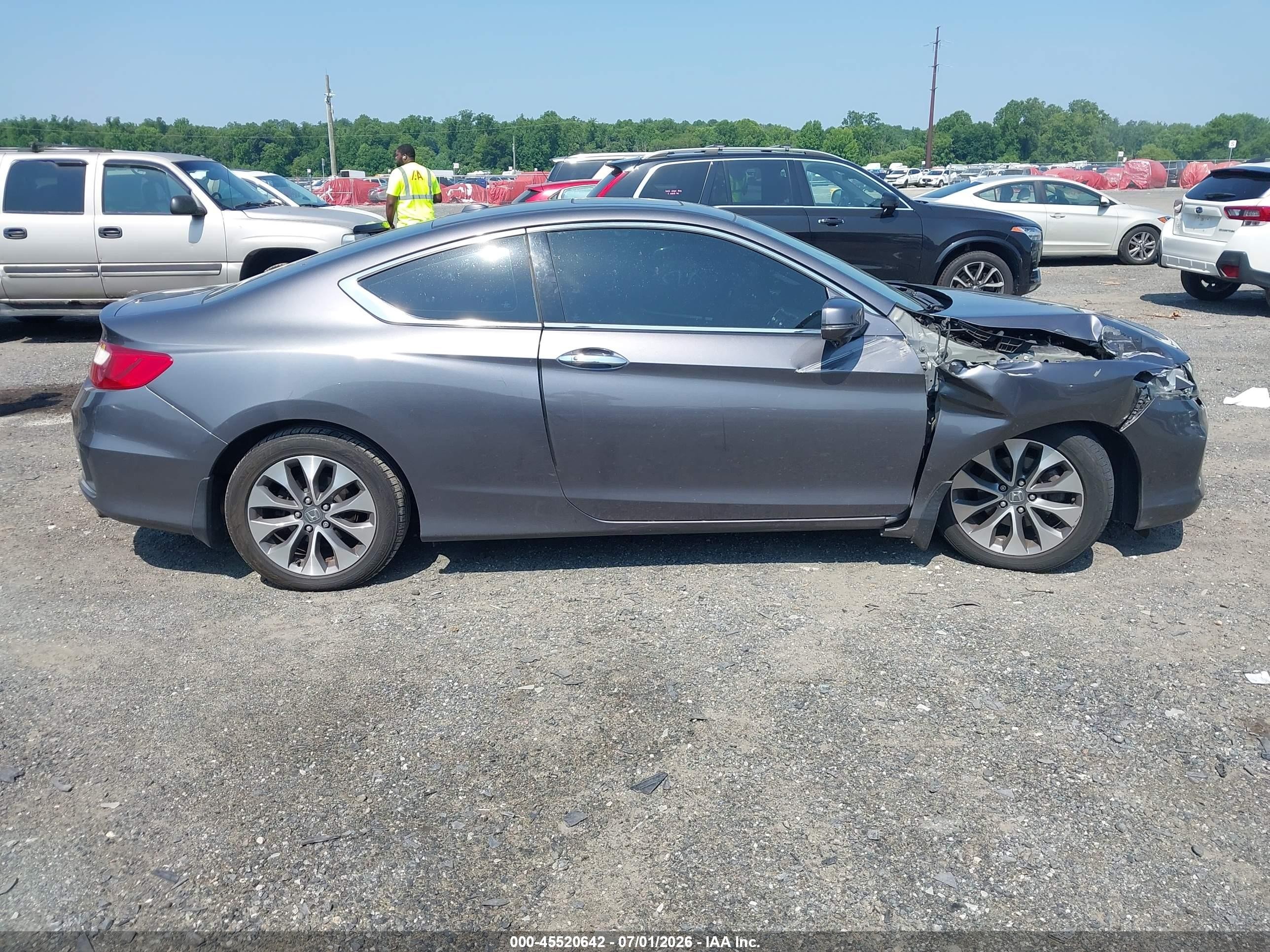 2015 Honda Accord Ex-l Gray vin: 1HGCT1B88FA013211