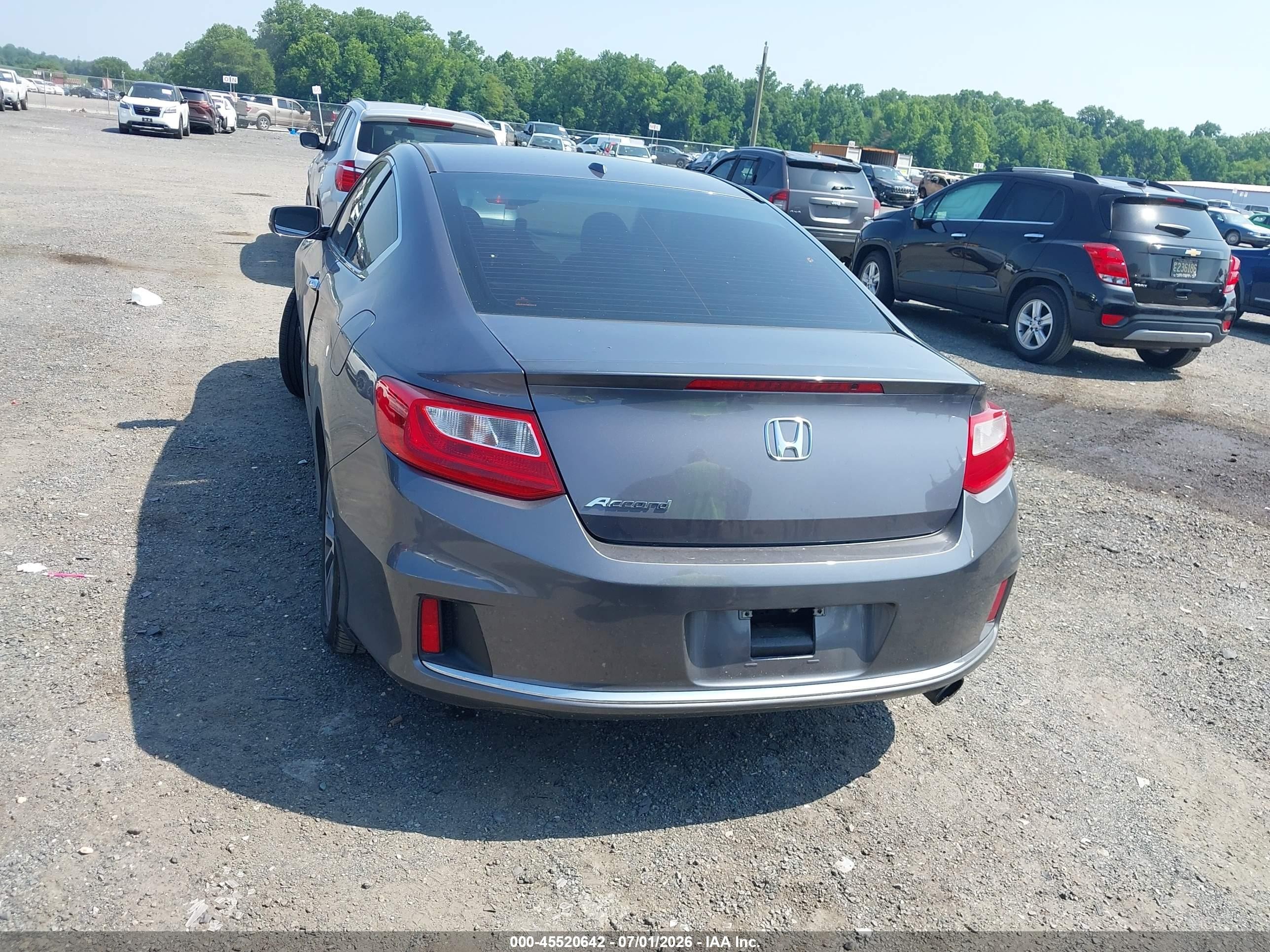 2015 Honda Accord Ex-l Gray vin: 1HGCT1B88FA013211