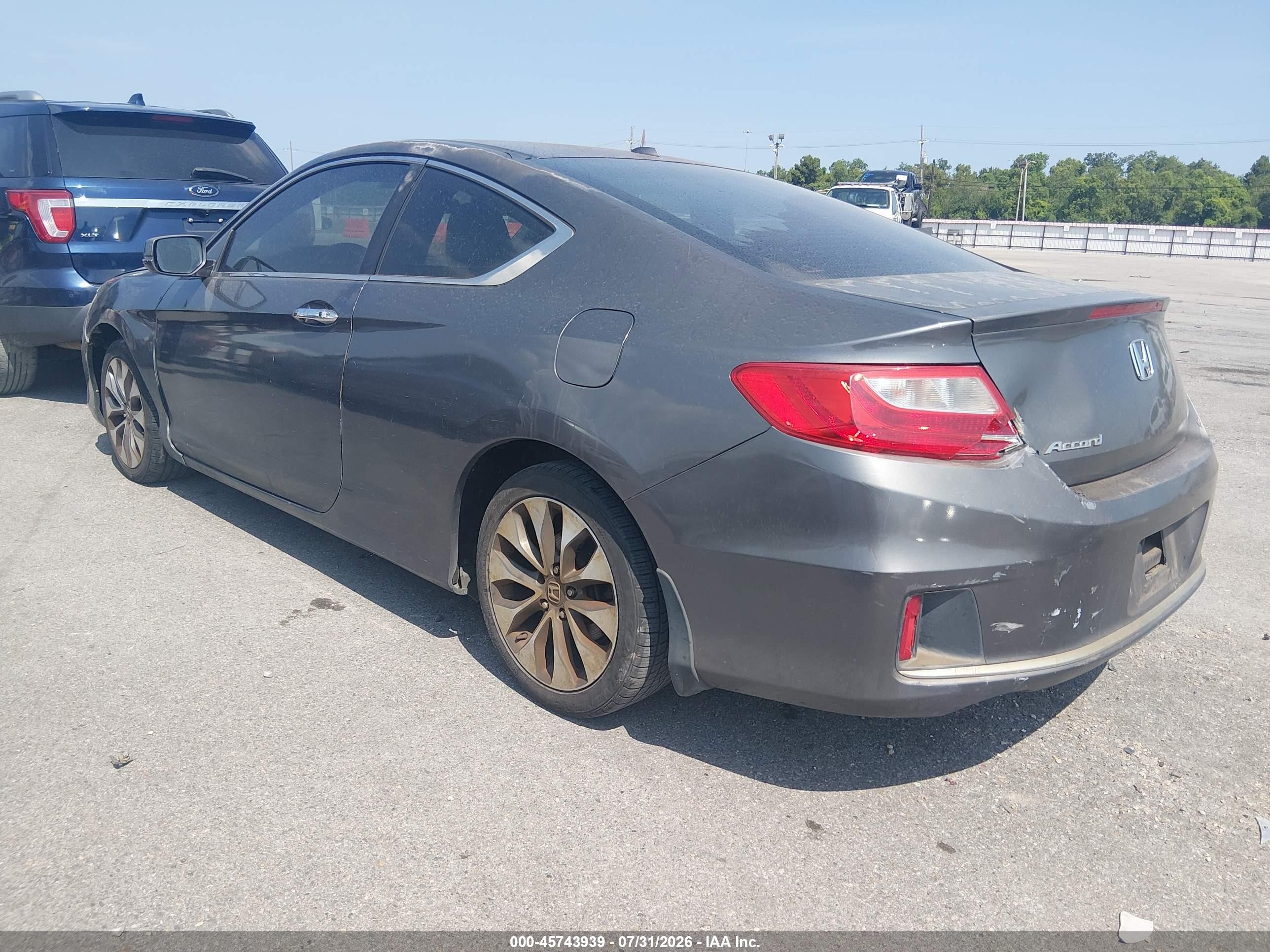 2013 Honda Accord Ex-l Gray vin: 1HGCT1B89DA014798