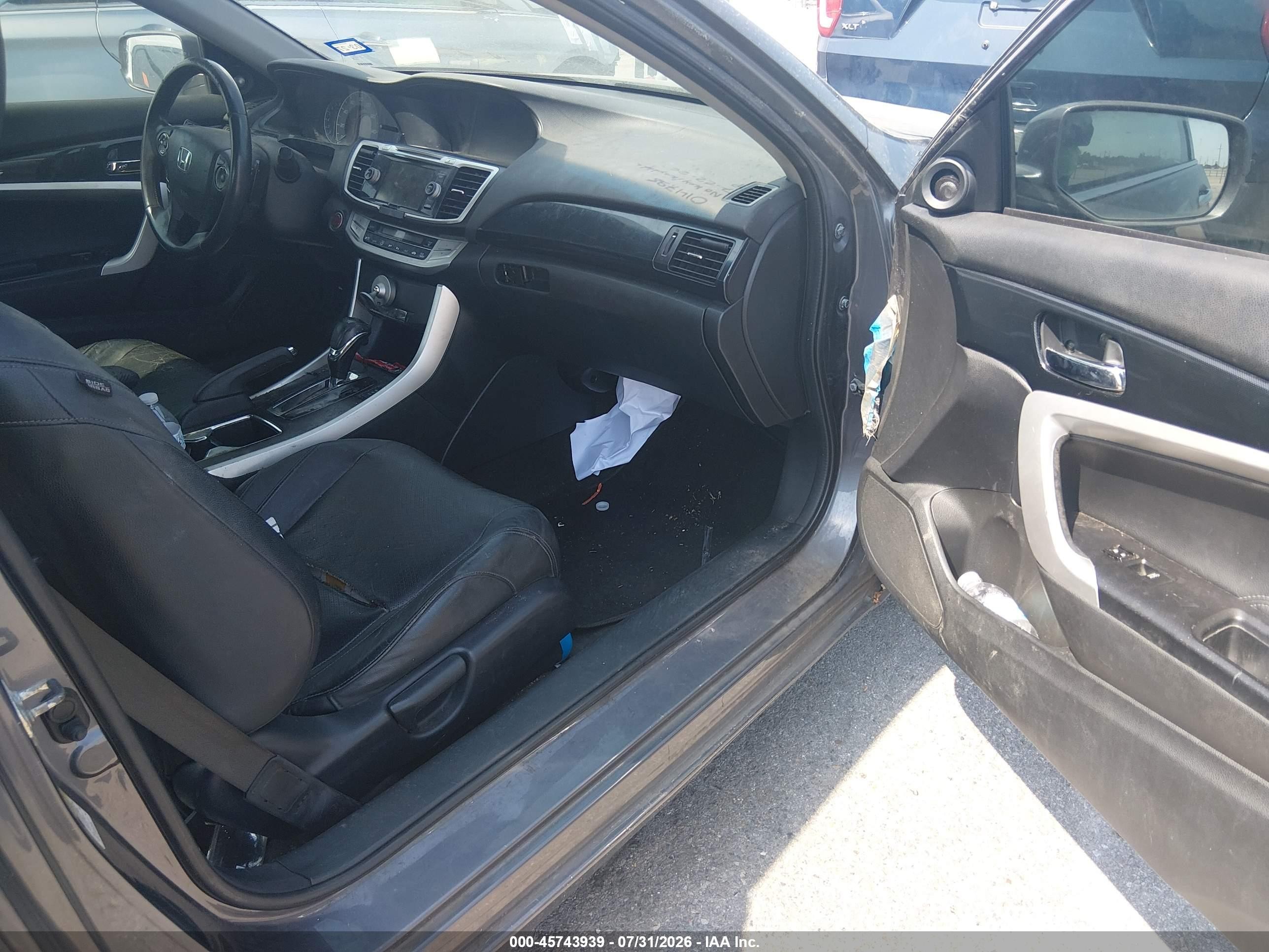 2013 Honda Accord Ex-l Gray vin: 1HGCT1B89DA014798