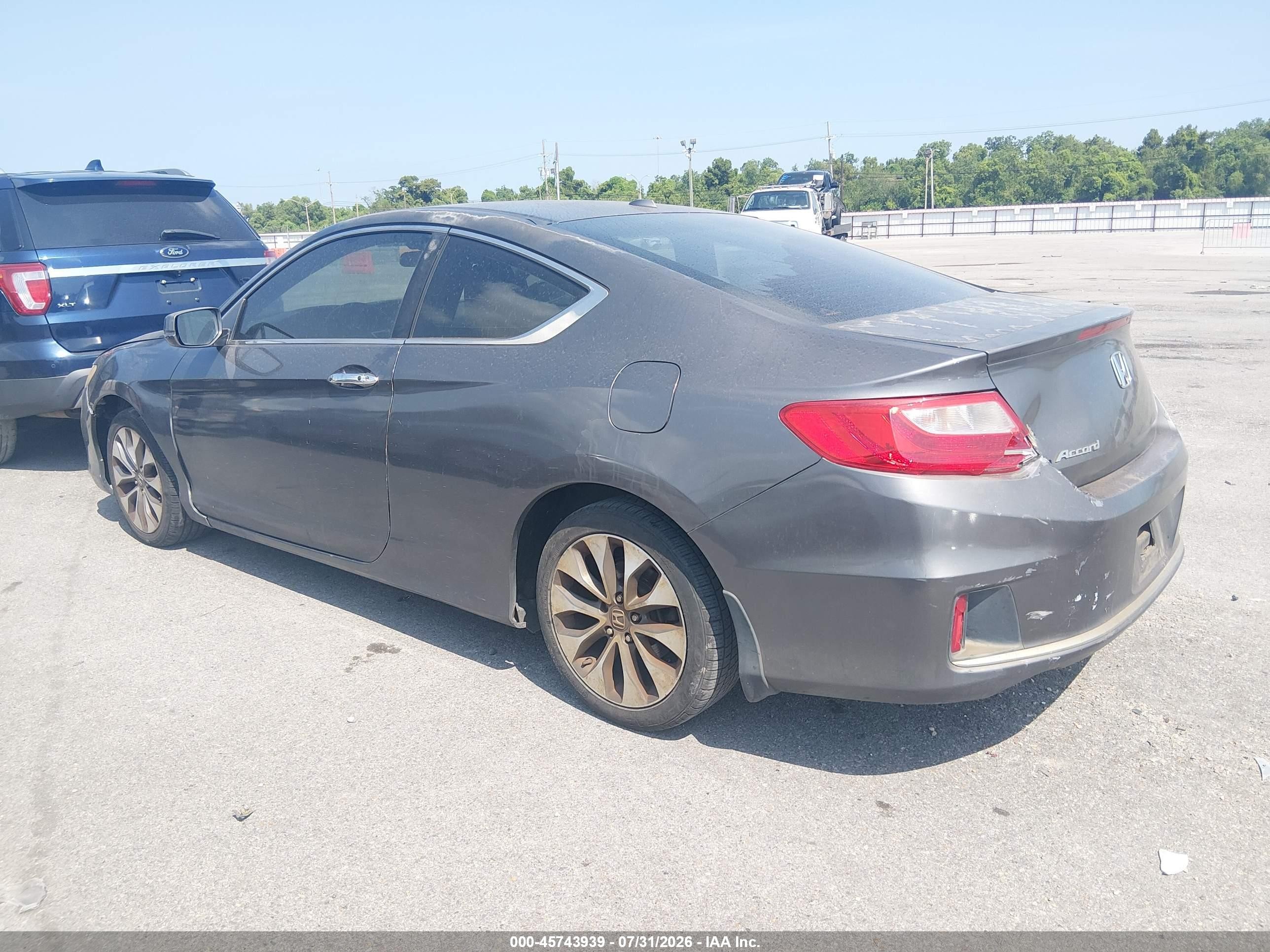 2013 Honda Accord Ex-l Gray vin: 1HGCT1B89DA014798
