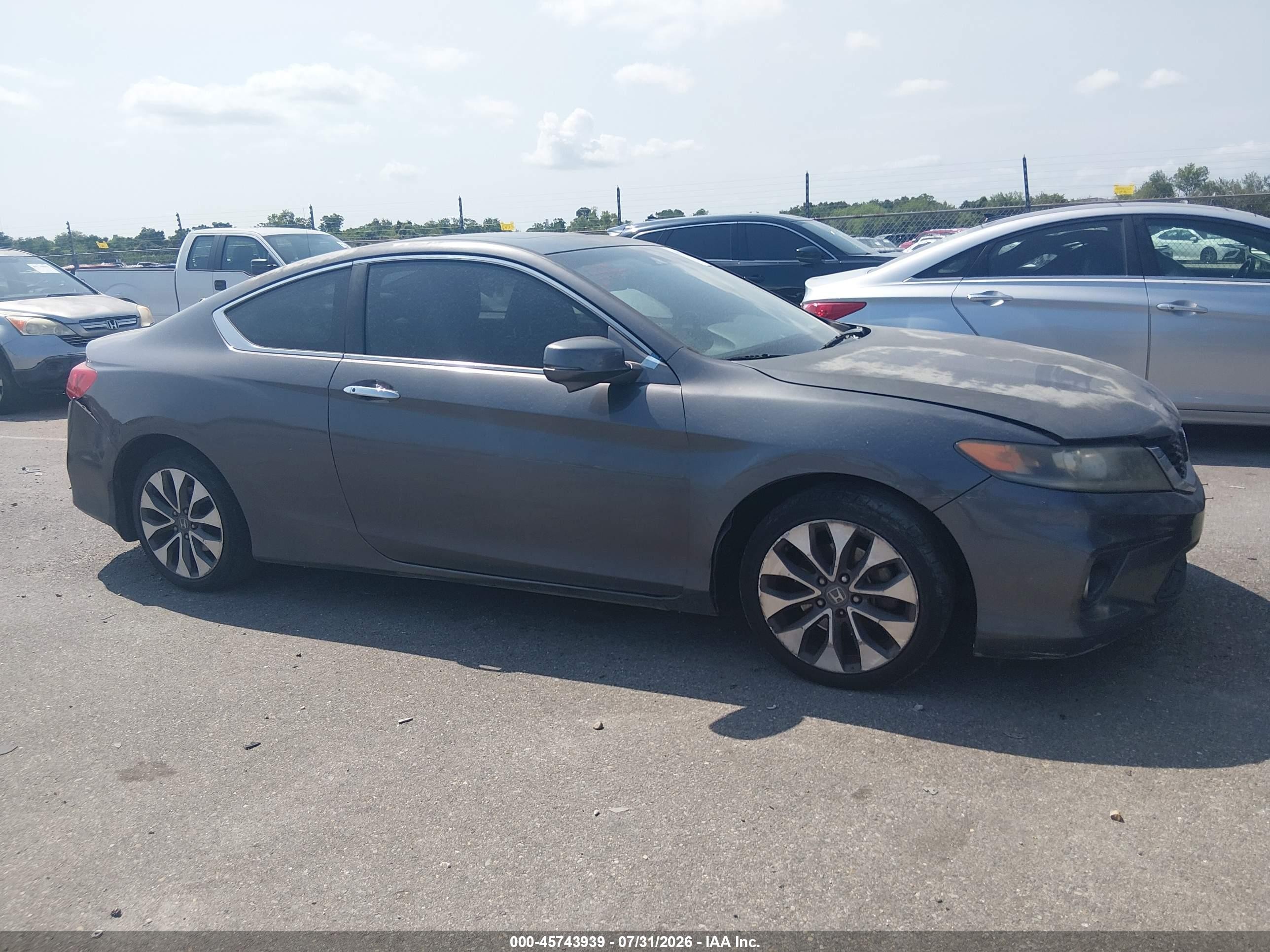 2013 Honda Accord Ex-l Gray vin: 1HGCT1B89DA014798