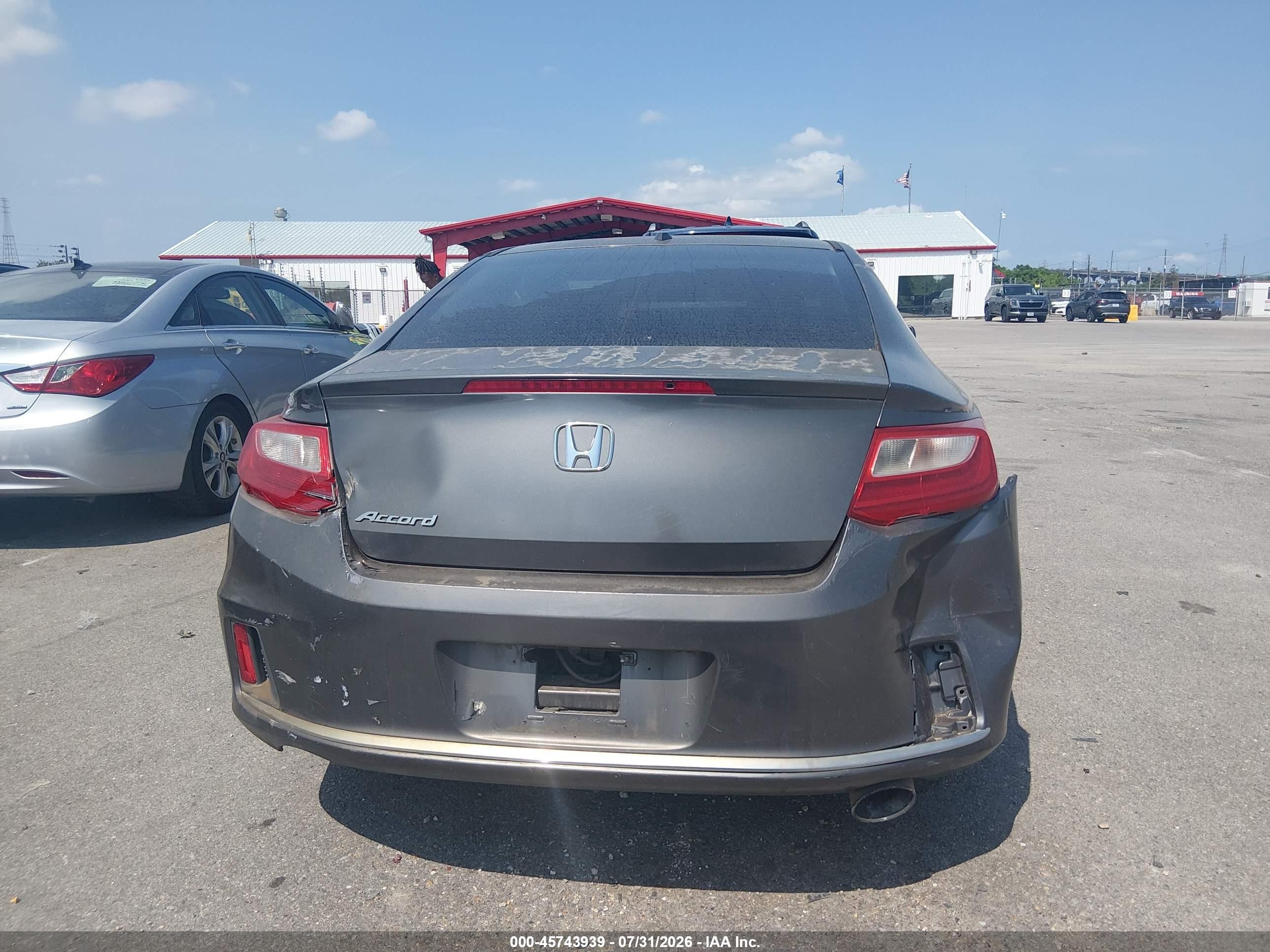 2013 Honda Accord Ex-l Gray vin: 1HGCT1B89DA014798