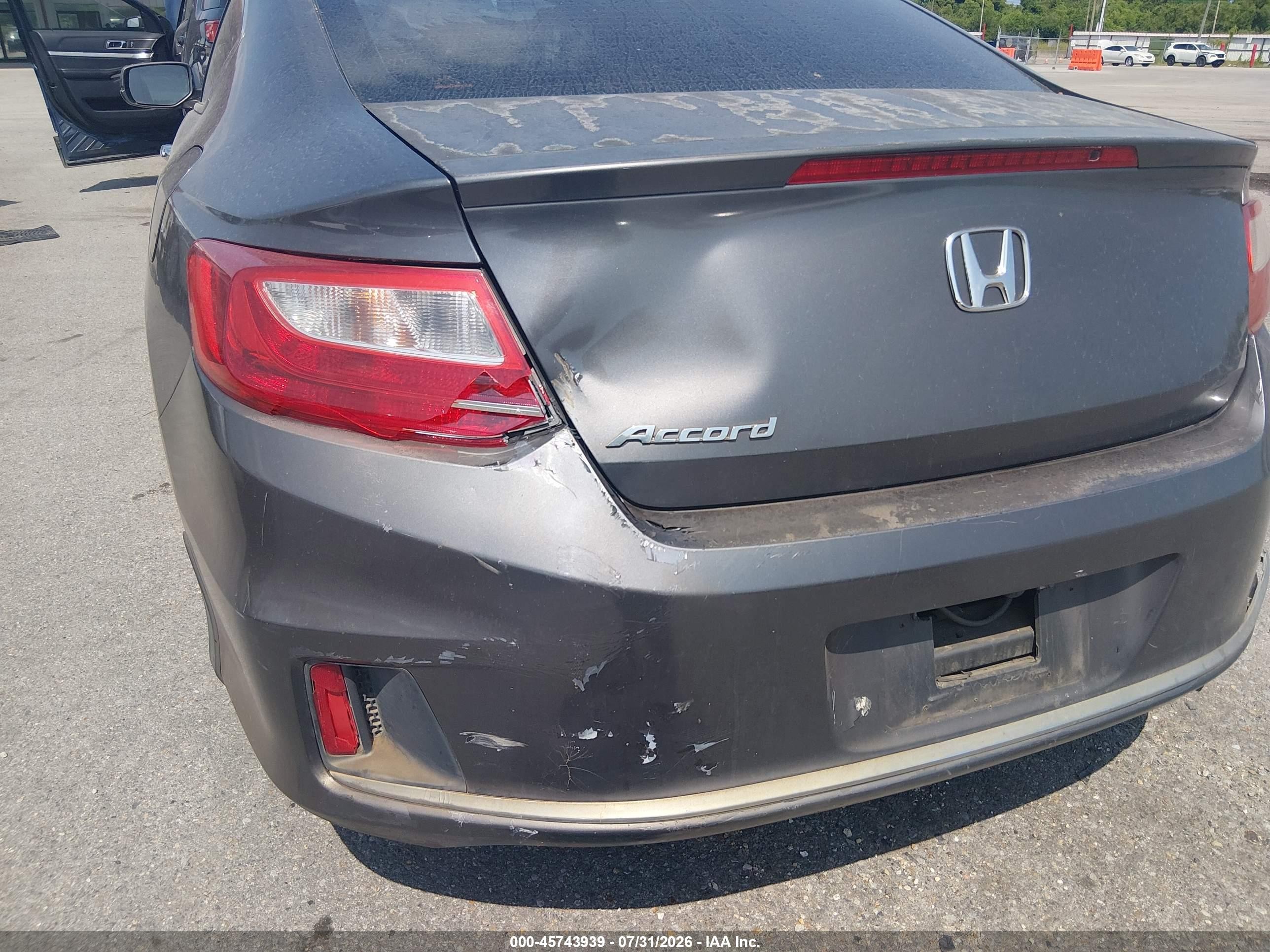 2013 Honda Accord Ex-l Gray vin: 1HGCT1B89DA014798