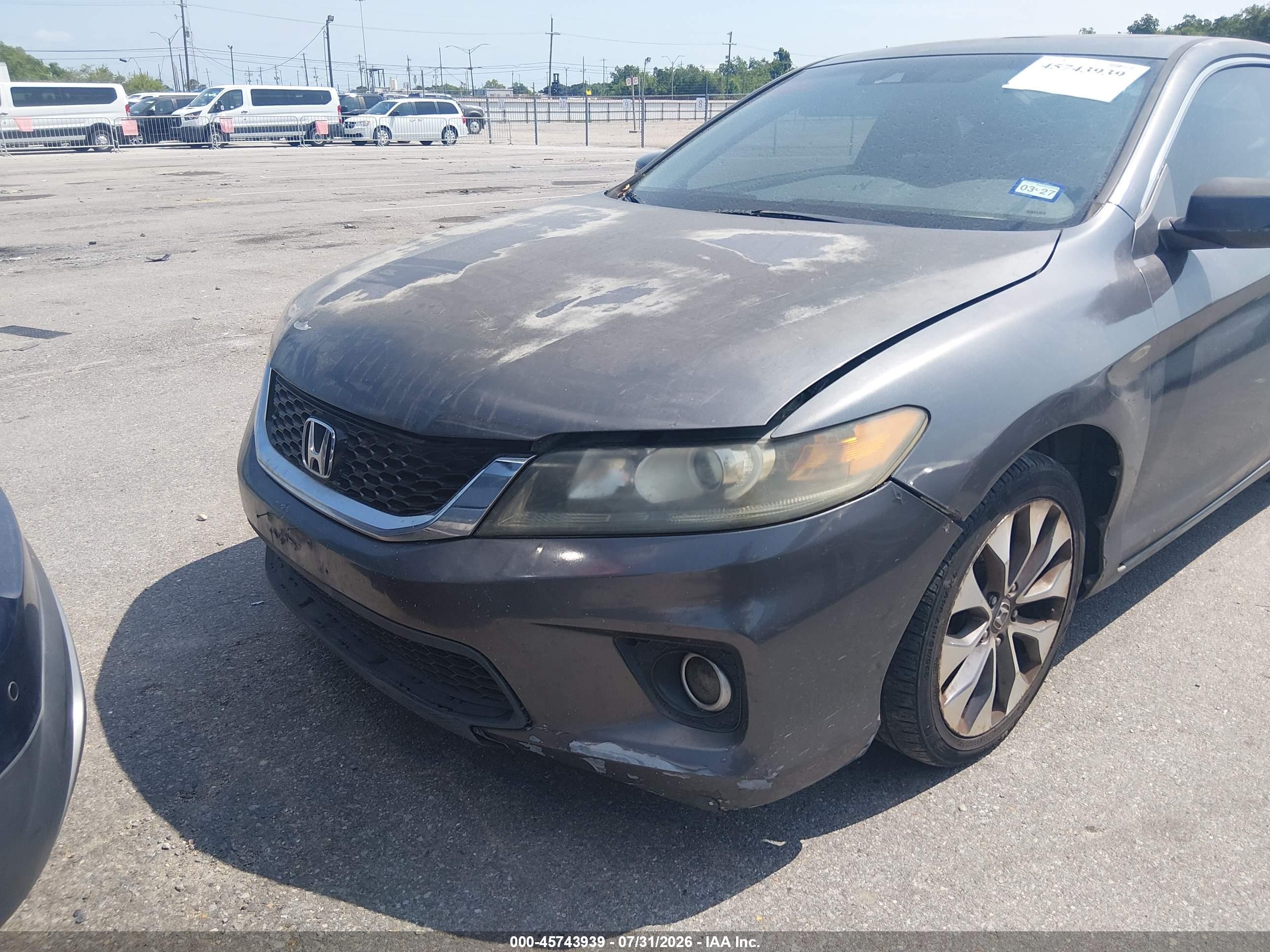 2013 Honda Accord Ex-l Gray vin: 1HGCT1B89DA014798