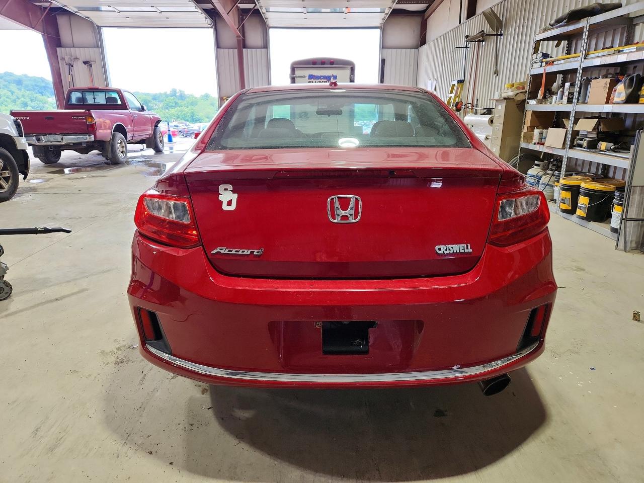 2014 Honda Accord Exl Красный vin: 1HGCT1B89EA001230