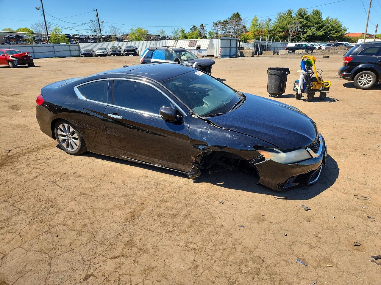 2014 Honda Accord Exl Black vin: 1HGCT1B89EA007478
