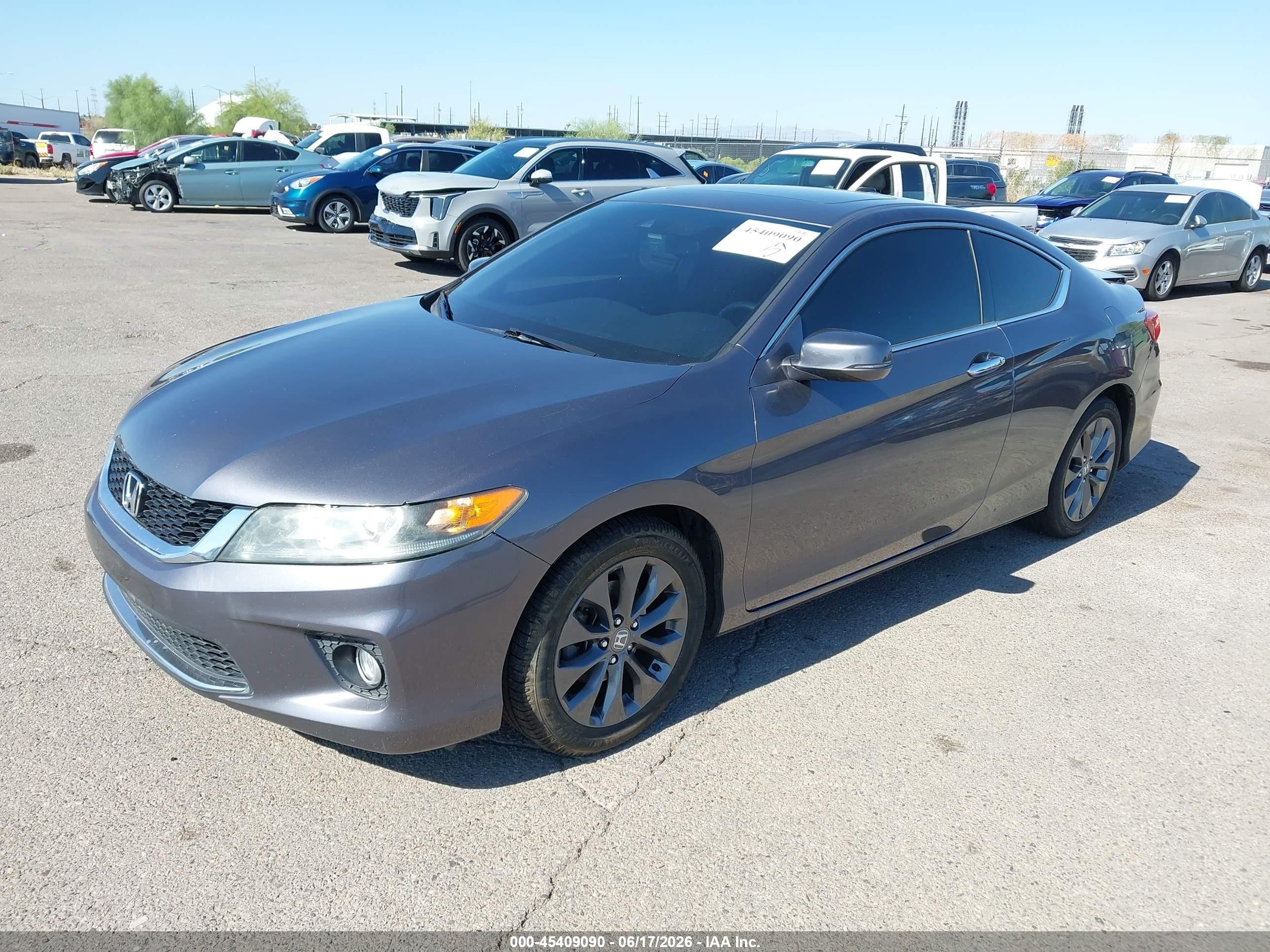 2015 Honda Accord Ex-l Gray vin: 1HGCT1B89FA001293