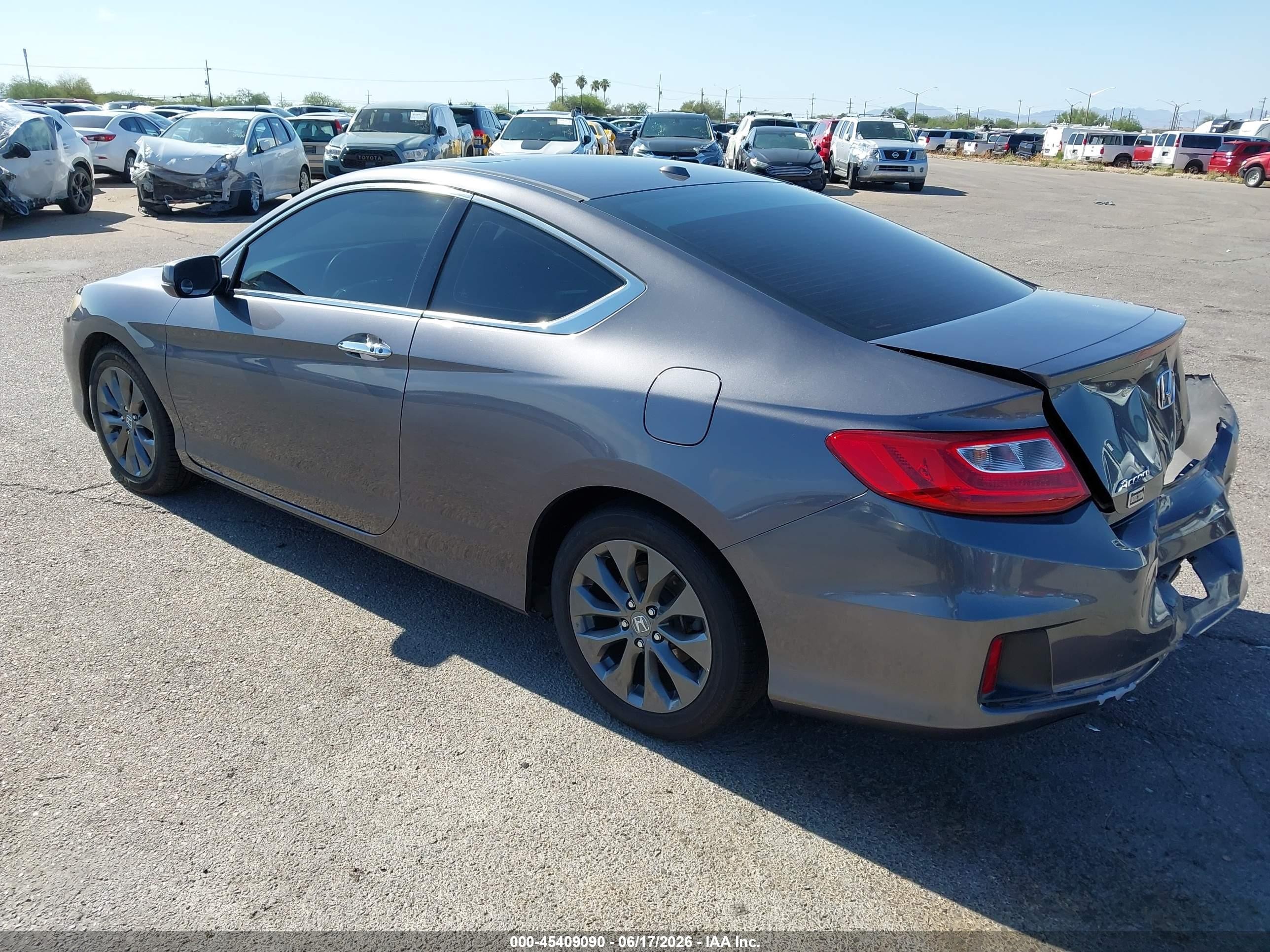 2015 Honda Accord Ex-l Gray vin: 1HGCT1B89FA001293
