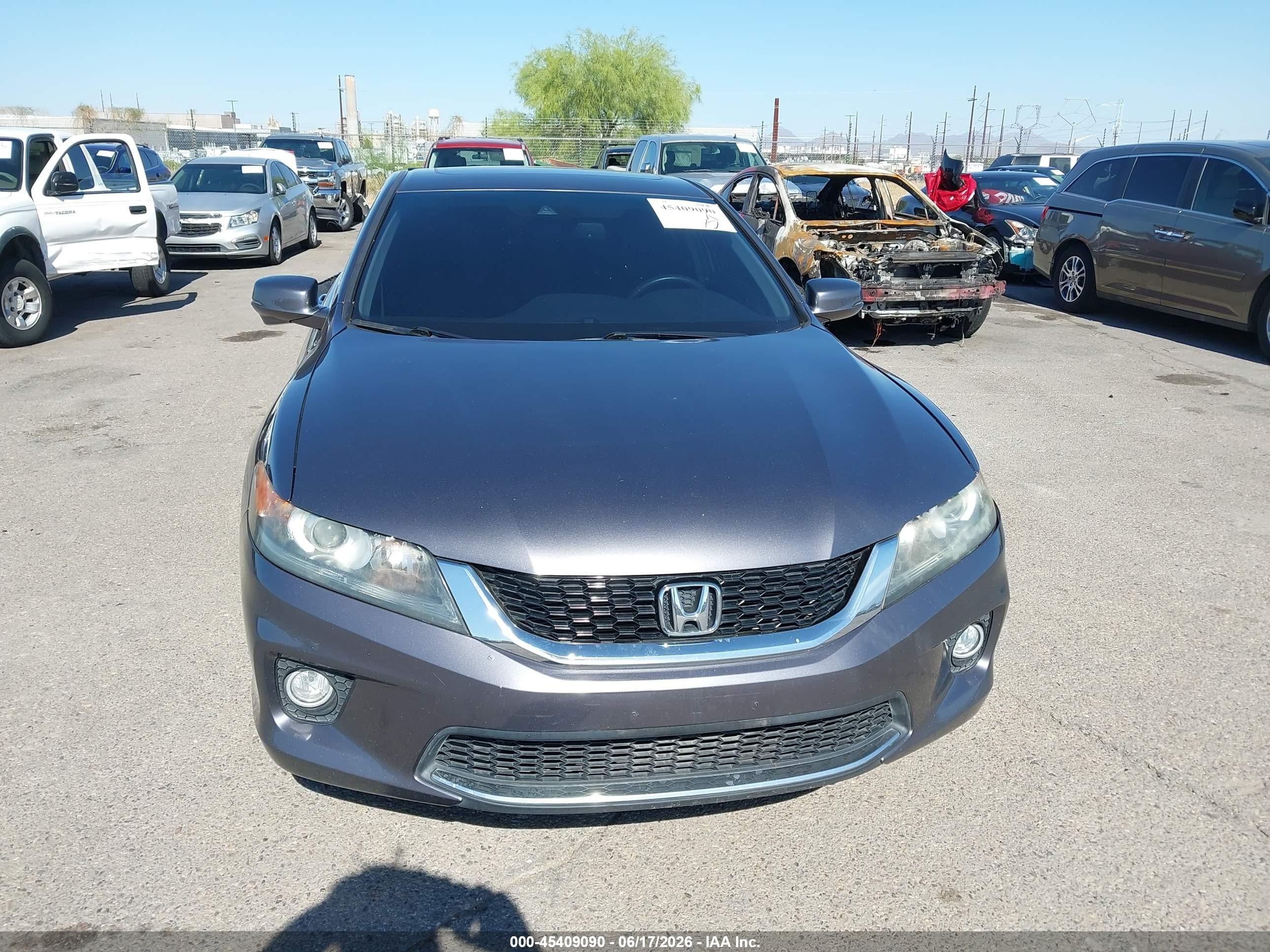 2015 Honda Accord Ex-l Gray vin: 1HGCT1B89FA001293