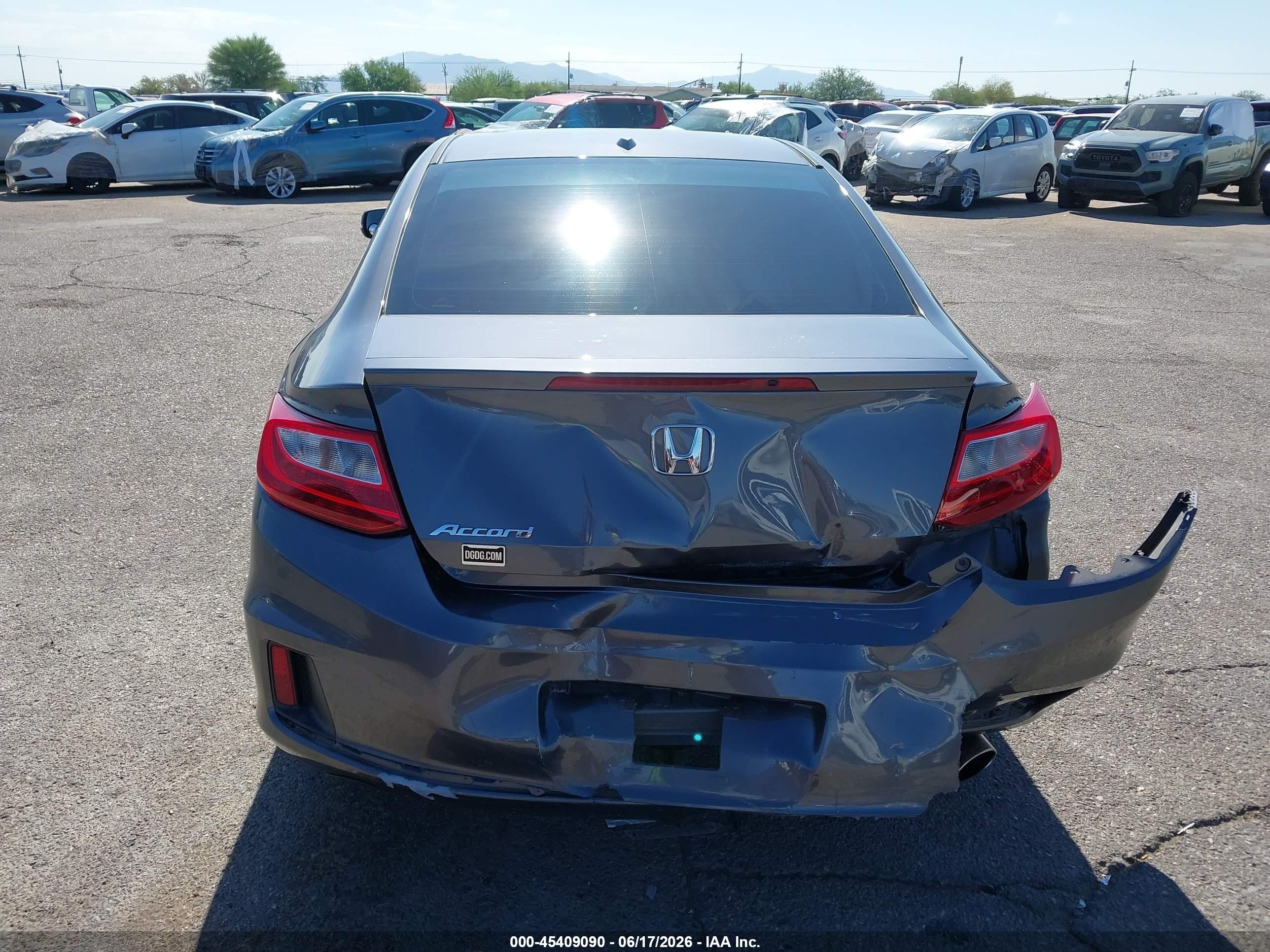 2015 Honda Accord Ex-l Gray vin: 1HGCT1B89FA001293