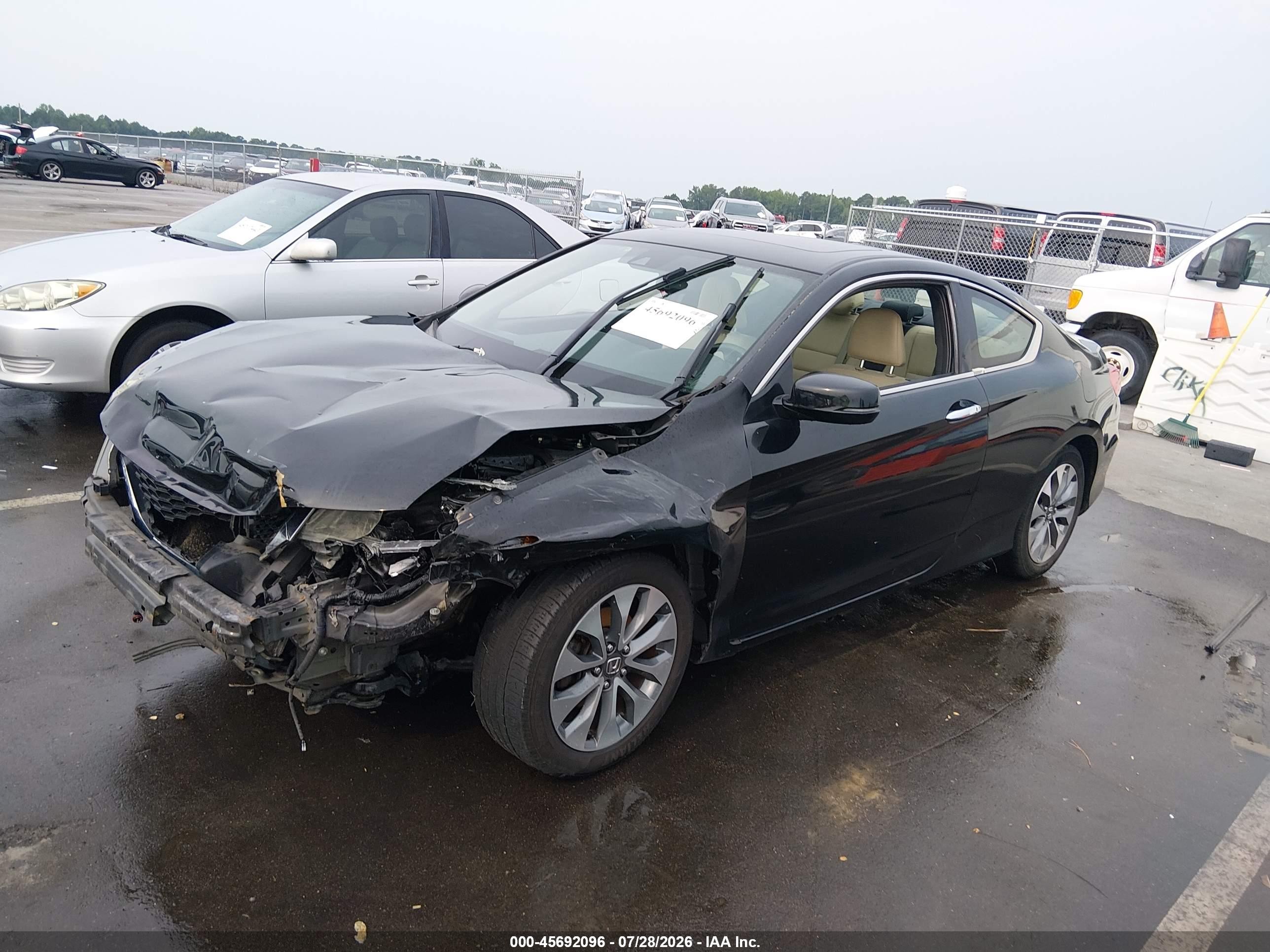 2015 Honda Accord Ex-l Black vin: 1HGCT1B89FA004985
