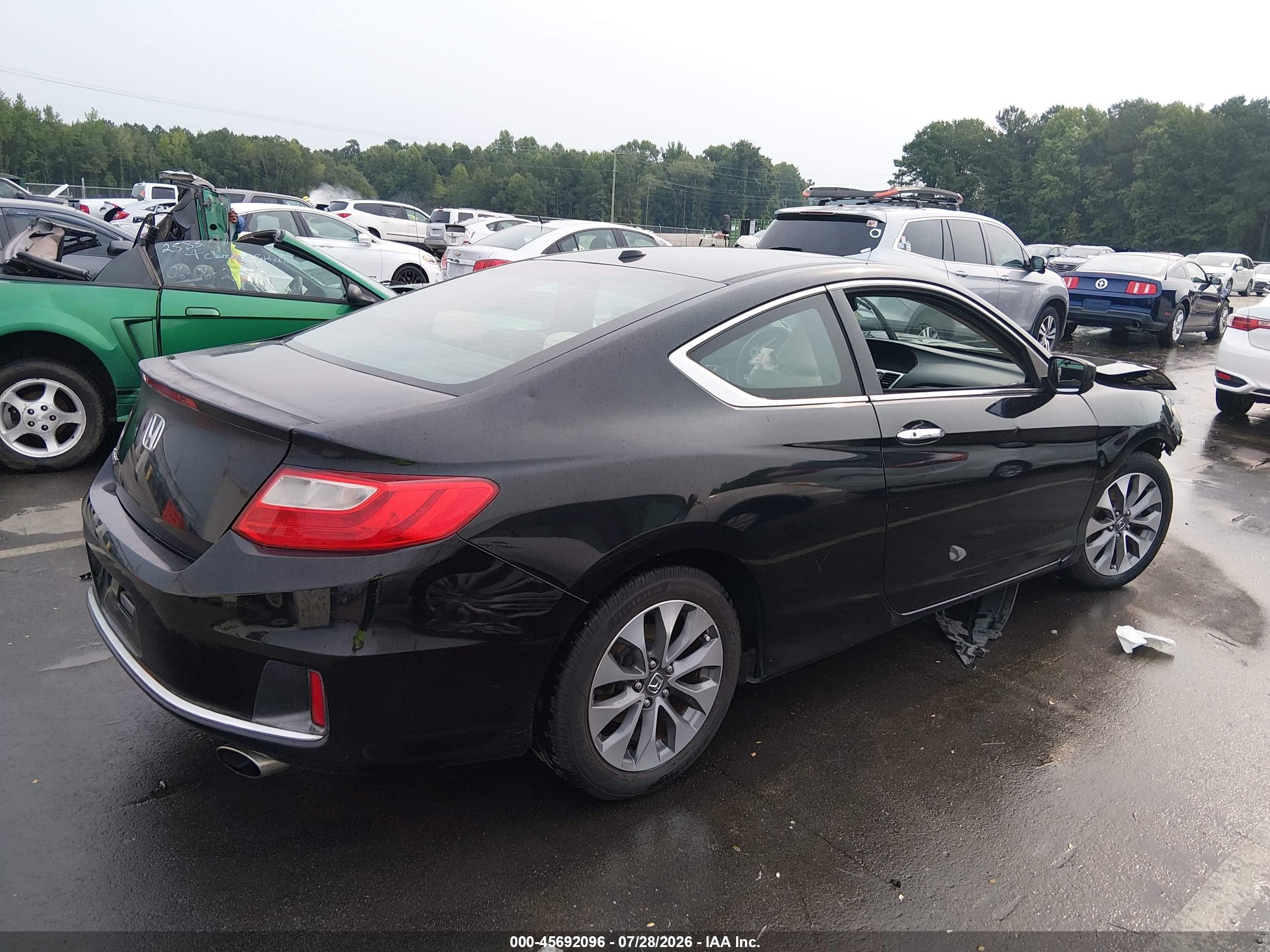 2015 Honda Accord Ex-l Black vin: 1HGCT1B89FA004985