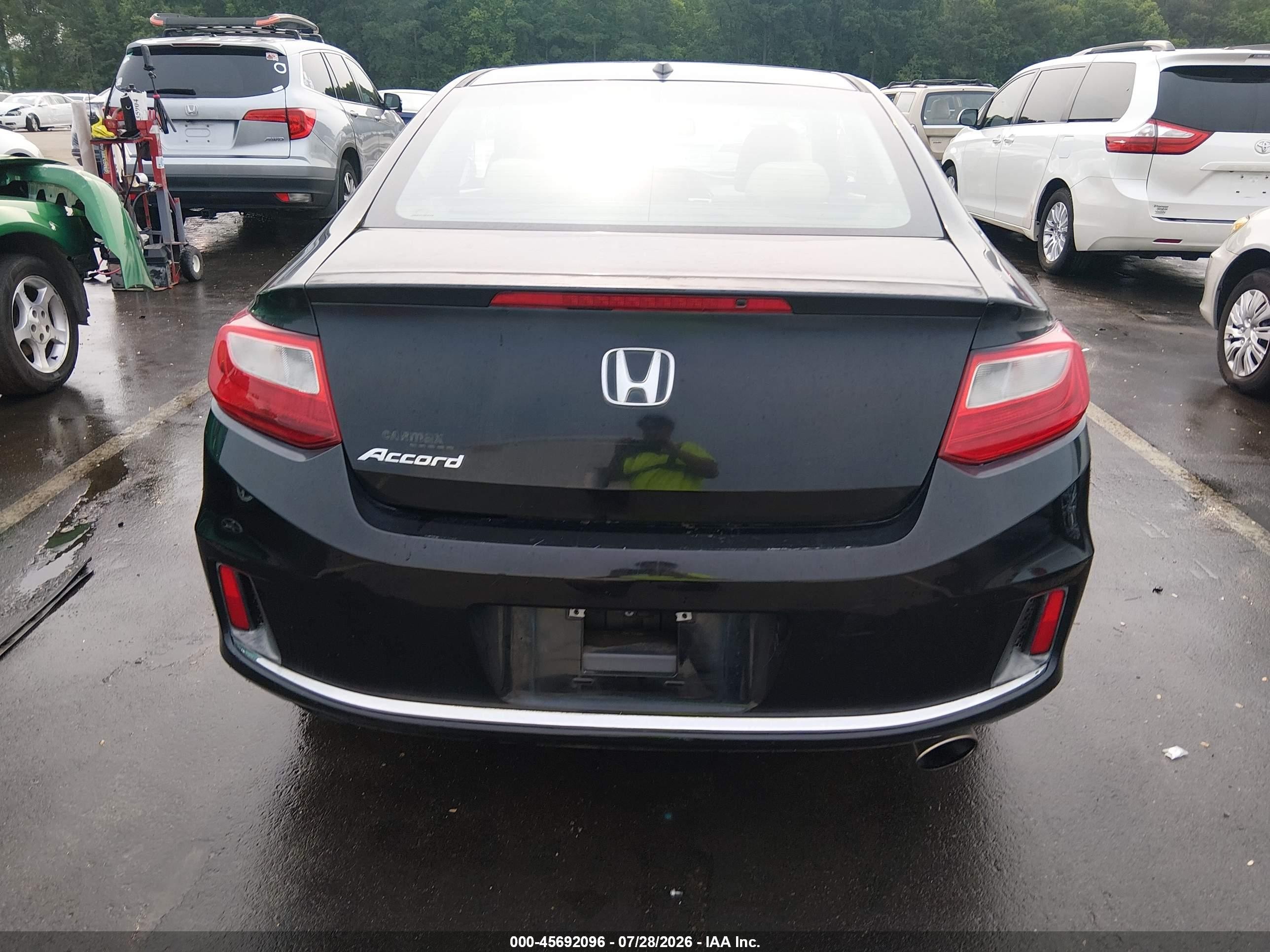 2015 Honda Accord Ex-l Black vin: 1HGCT1B89FA004985