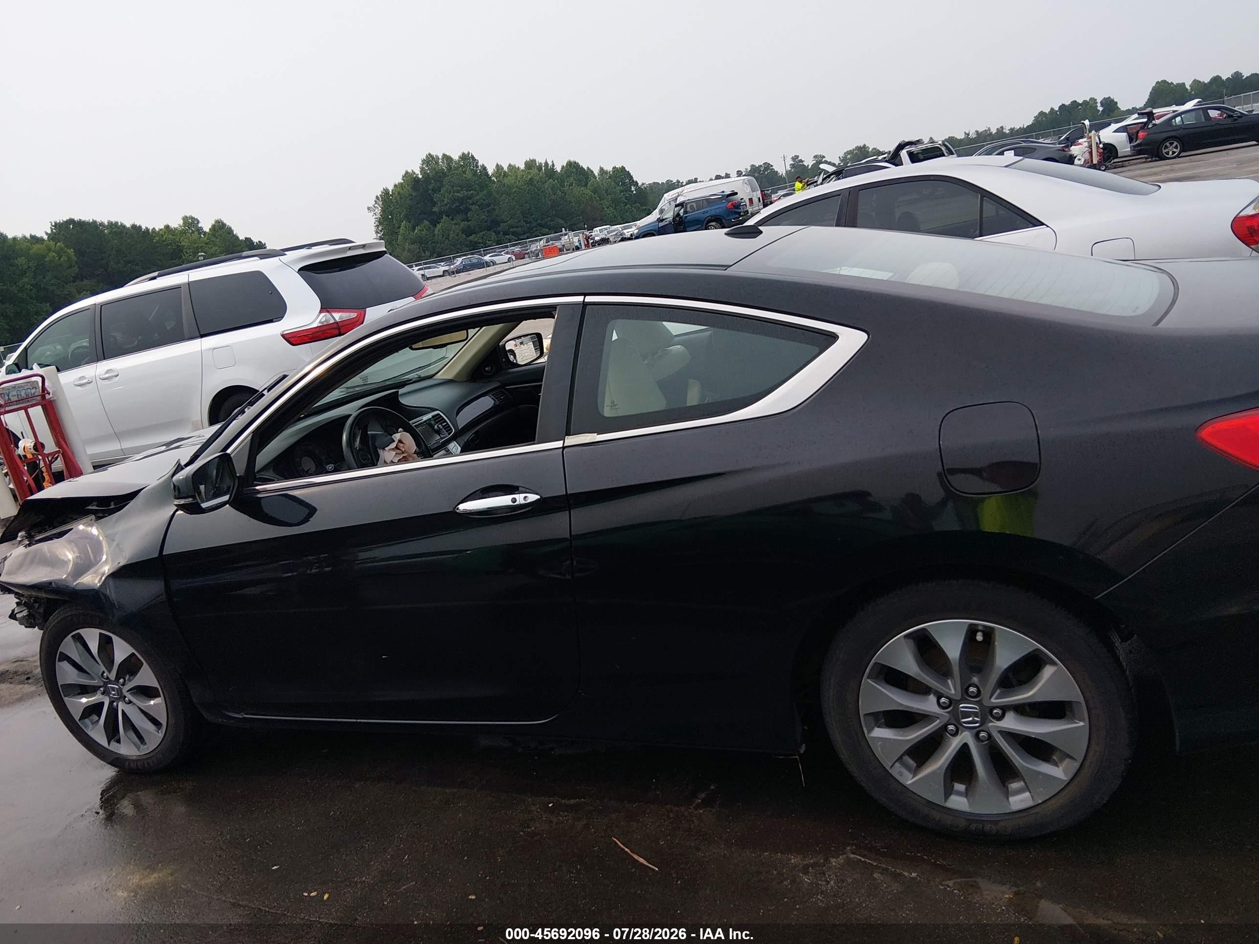 2015 Honda Accord Ex-l Black vin: 1HGCT1B89FA004985