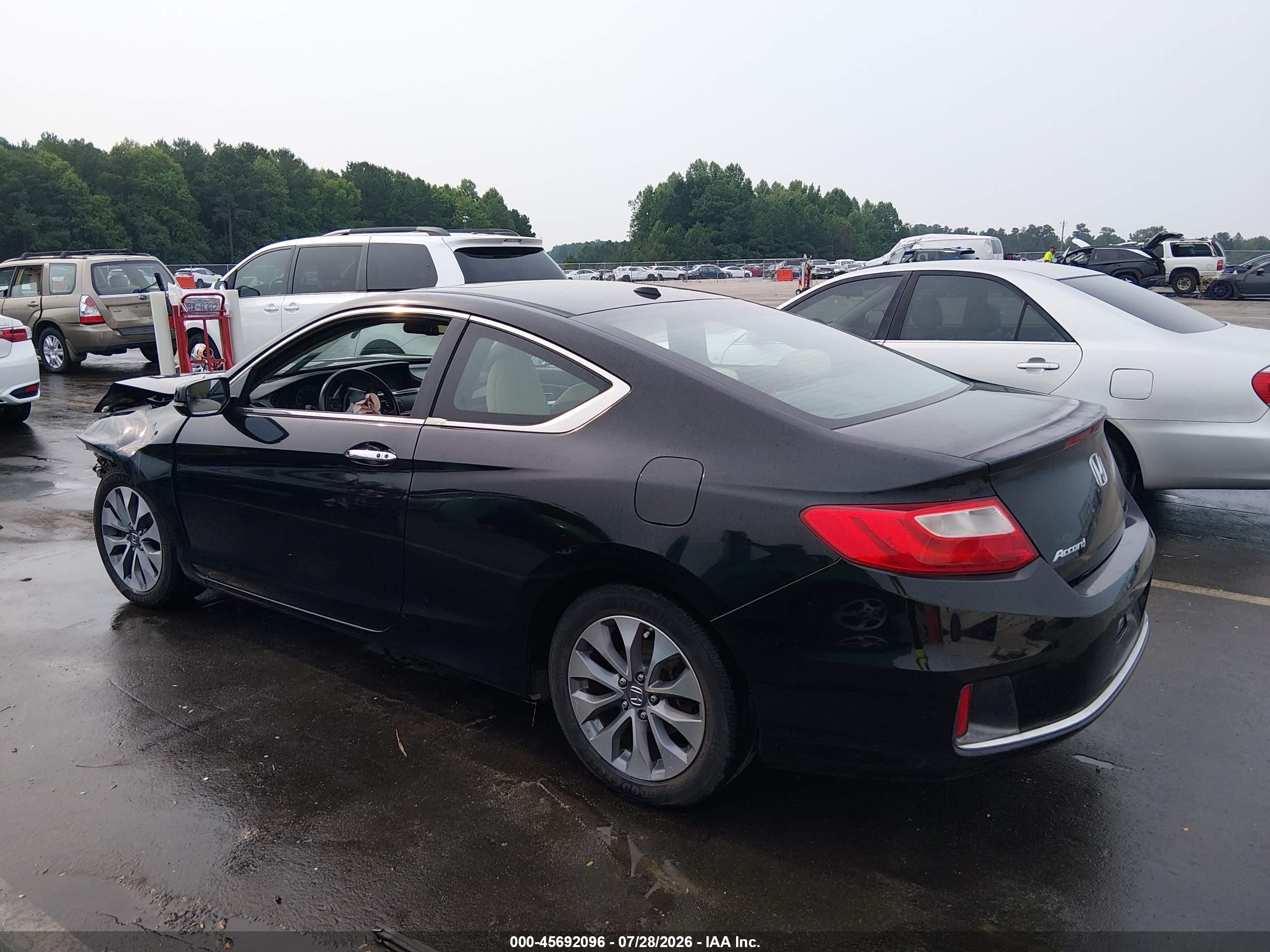 2015 Honda Accord Ex-l Черный vin: 1HGCT1B89FA004985