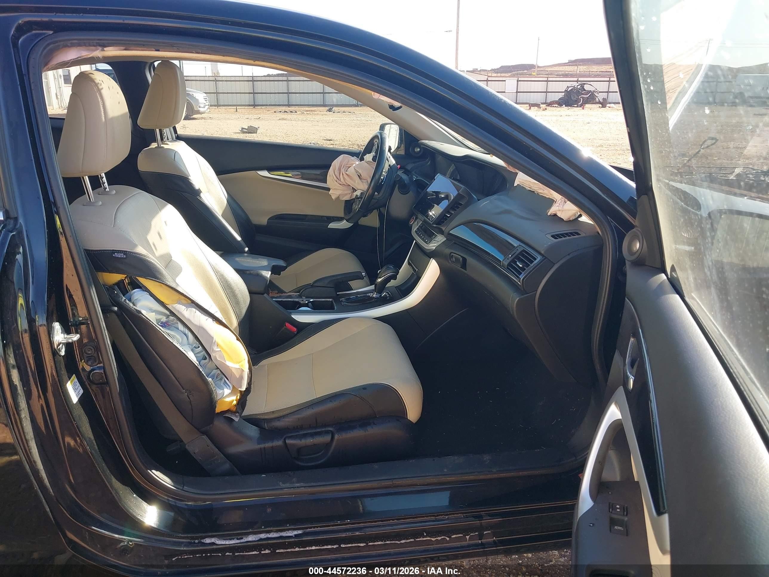 2015 Honda Accord Ex-l Black vin: 1HGCT1B89FA012603