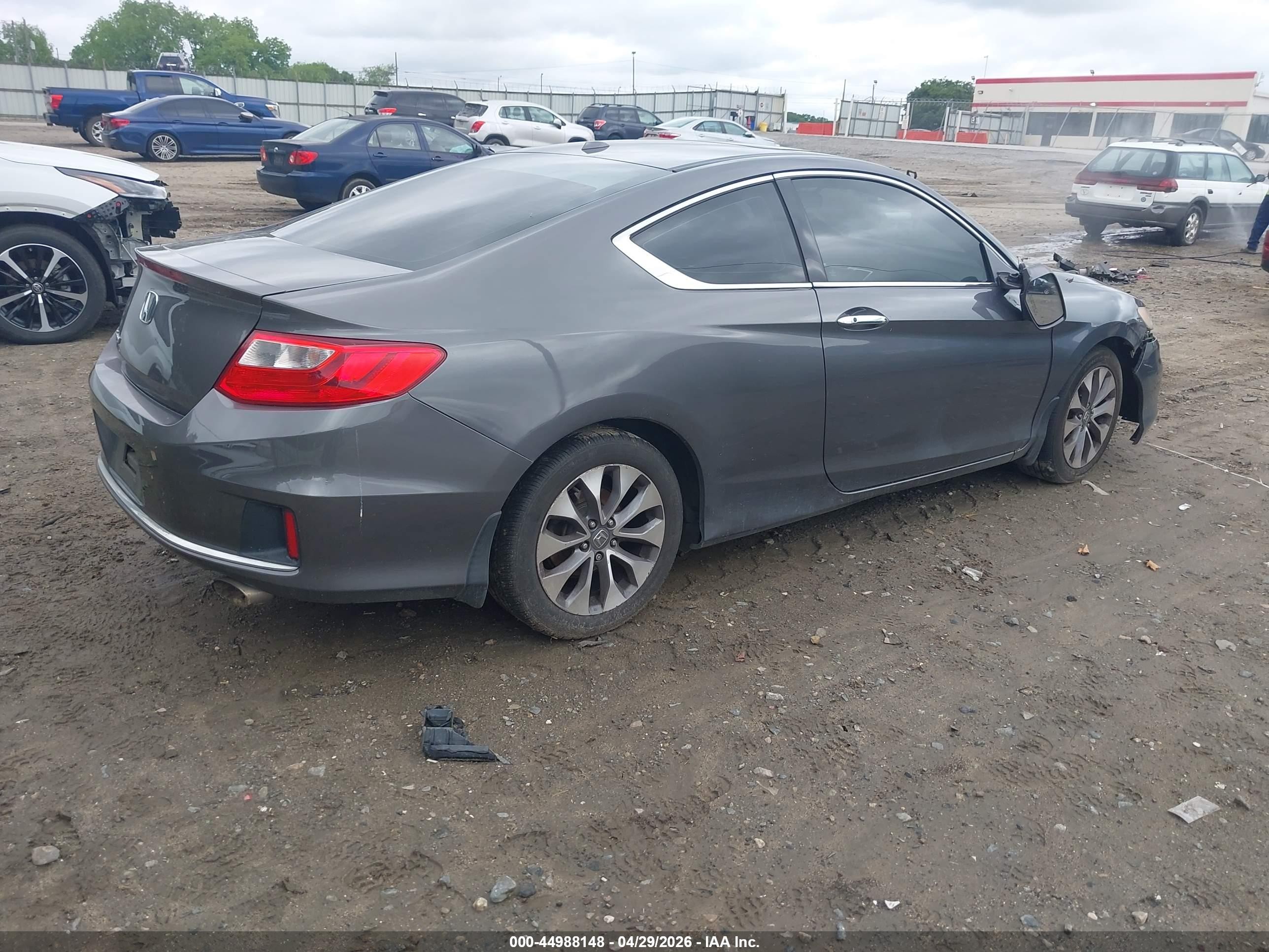 2013 Honda Accord Ex-l Gray vin: 1HGCT1B8XDA001204