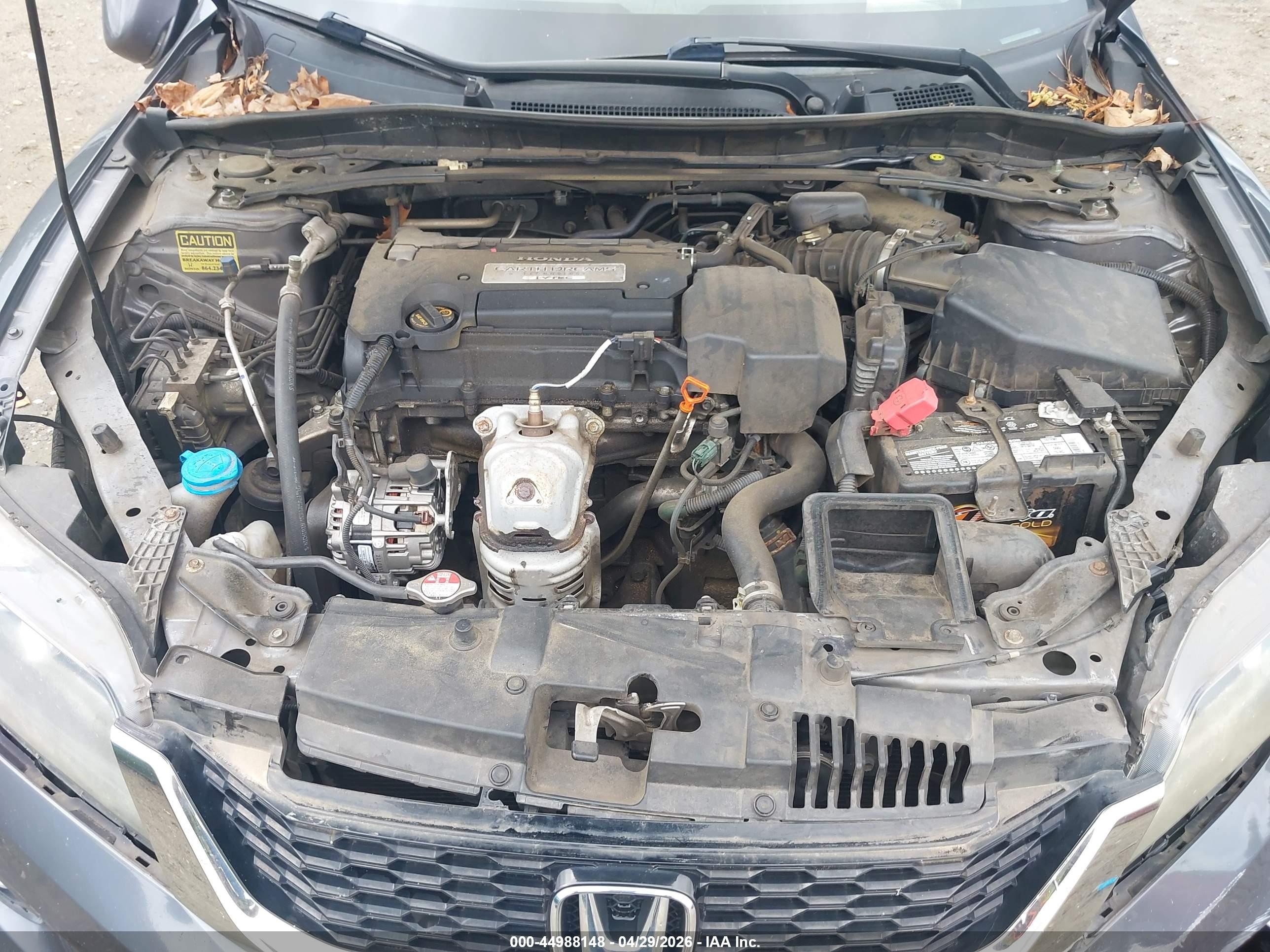 2013 Honda Accord Ex-l Gray vin: 1HGCT1B8XDA001204