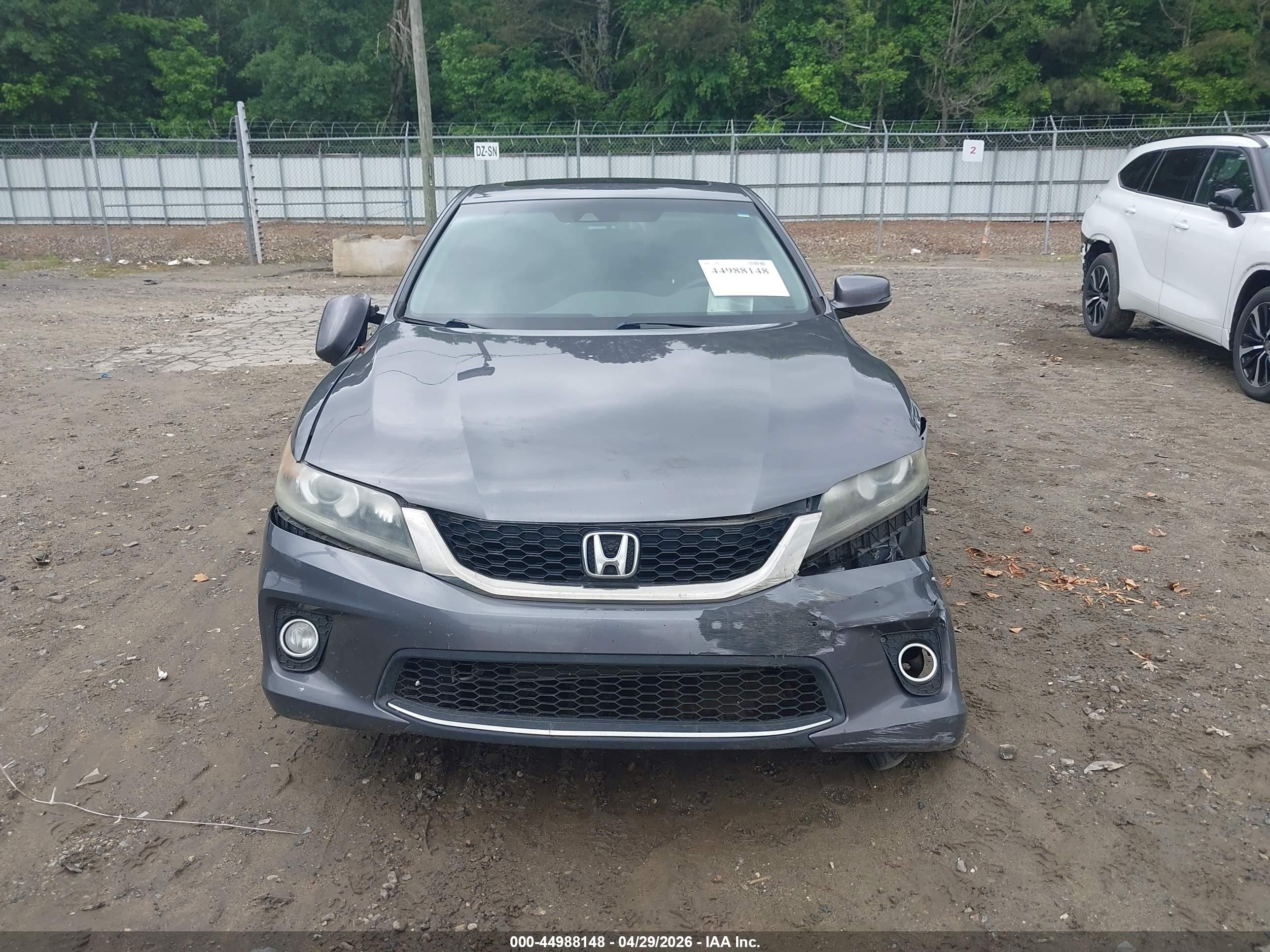 2013 Honda Accord Ex-l Gray vin: 1HGCT1B8XDA001204