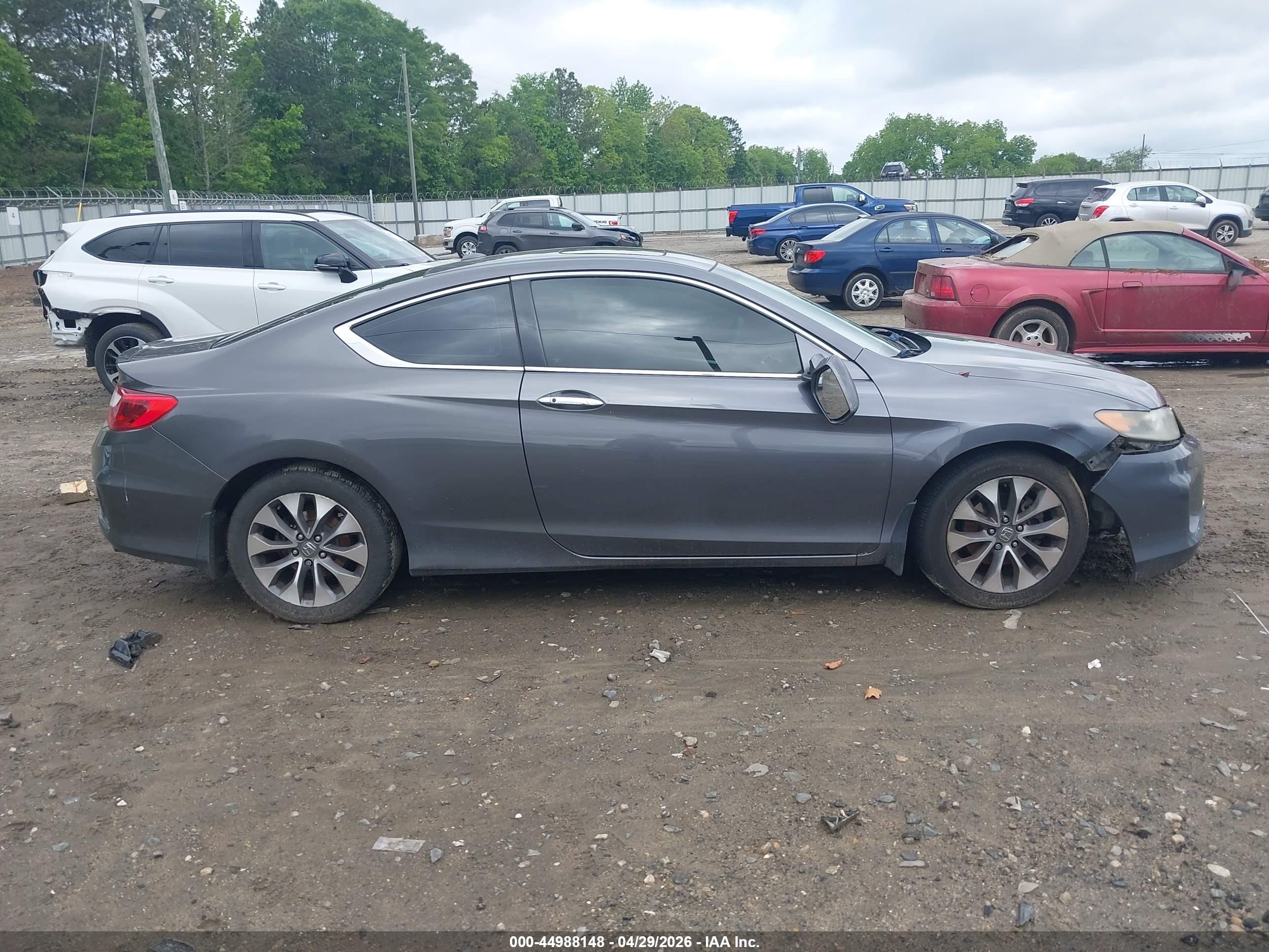 2013 Honda Accord Ex-l Gray vin: 1HGCT1B8XDA001204